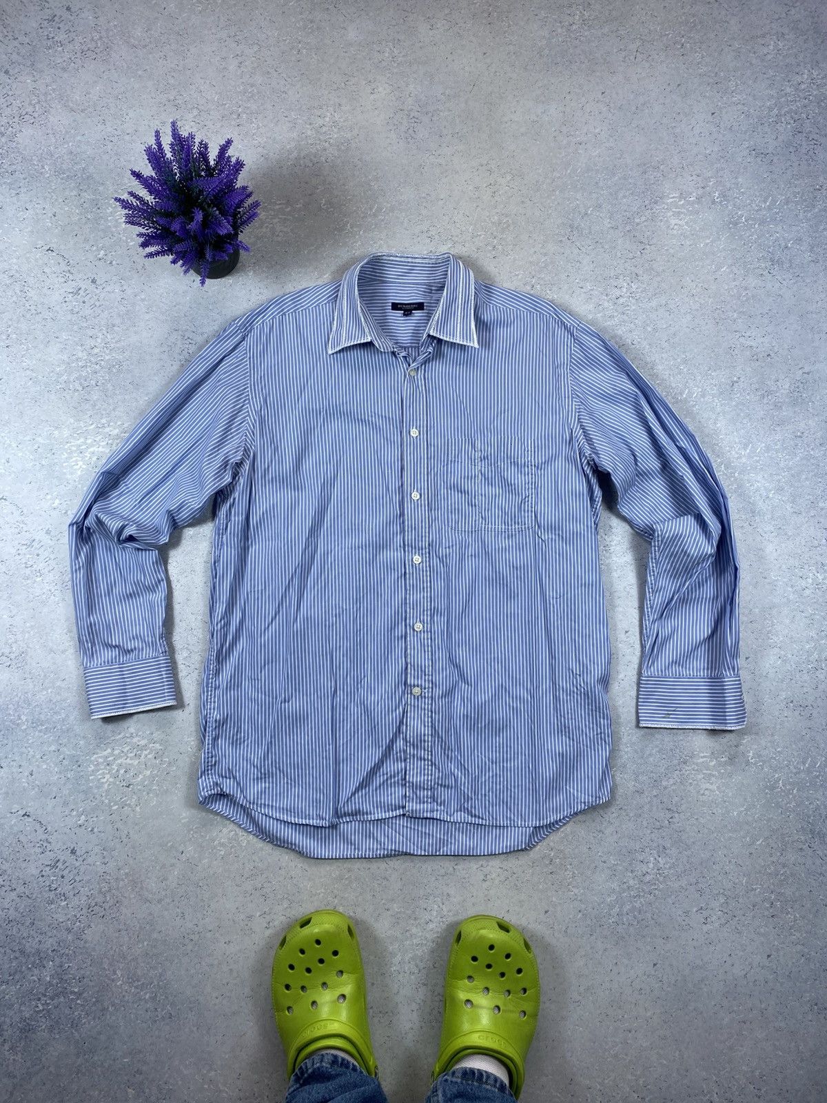 Burberry Burberry Men’s Shirt Size US M / EU 48-50 / 2 - 2 Thumbnail