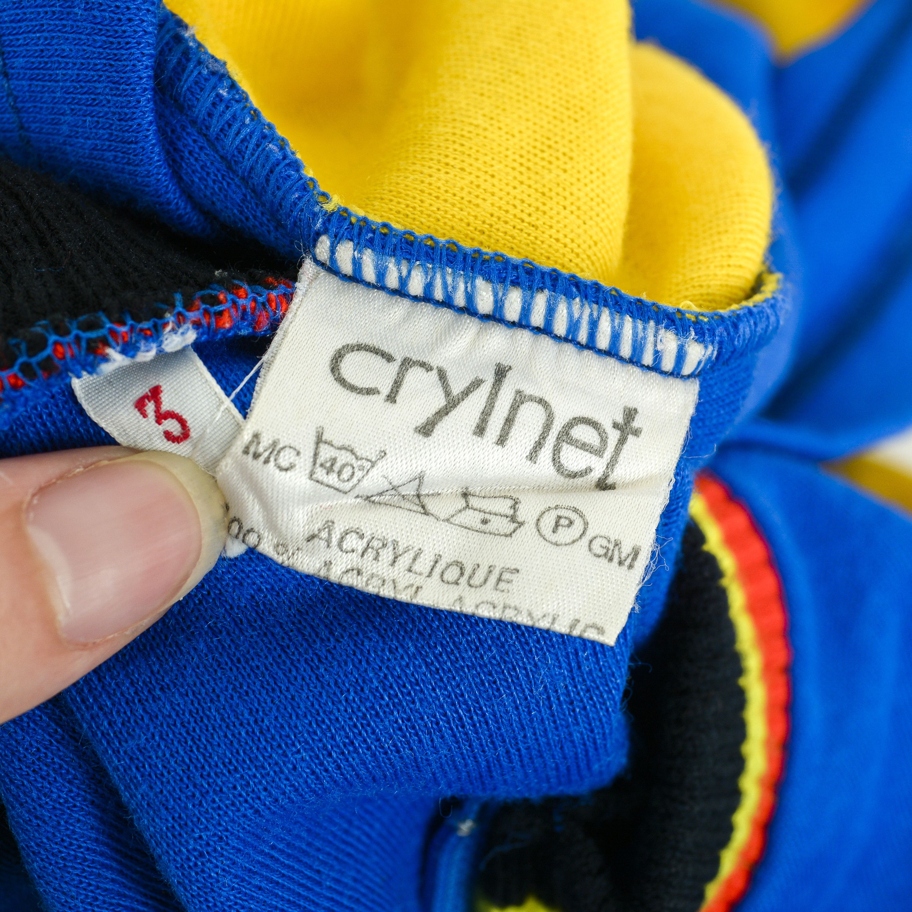 Vintage Crylnet Keerbergen Belgium M size 3 Long Sleeve 80s Jersey Size US M / EU 48-50 / 2 - 6 Thumbnail