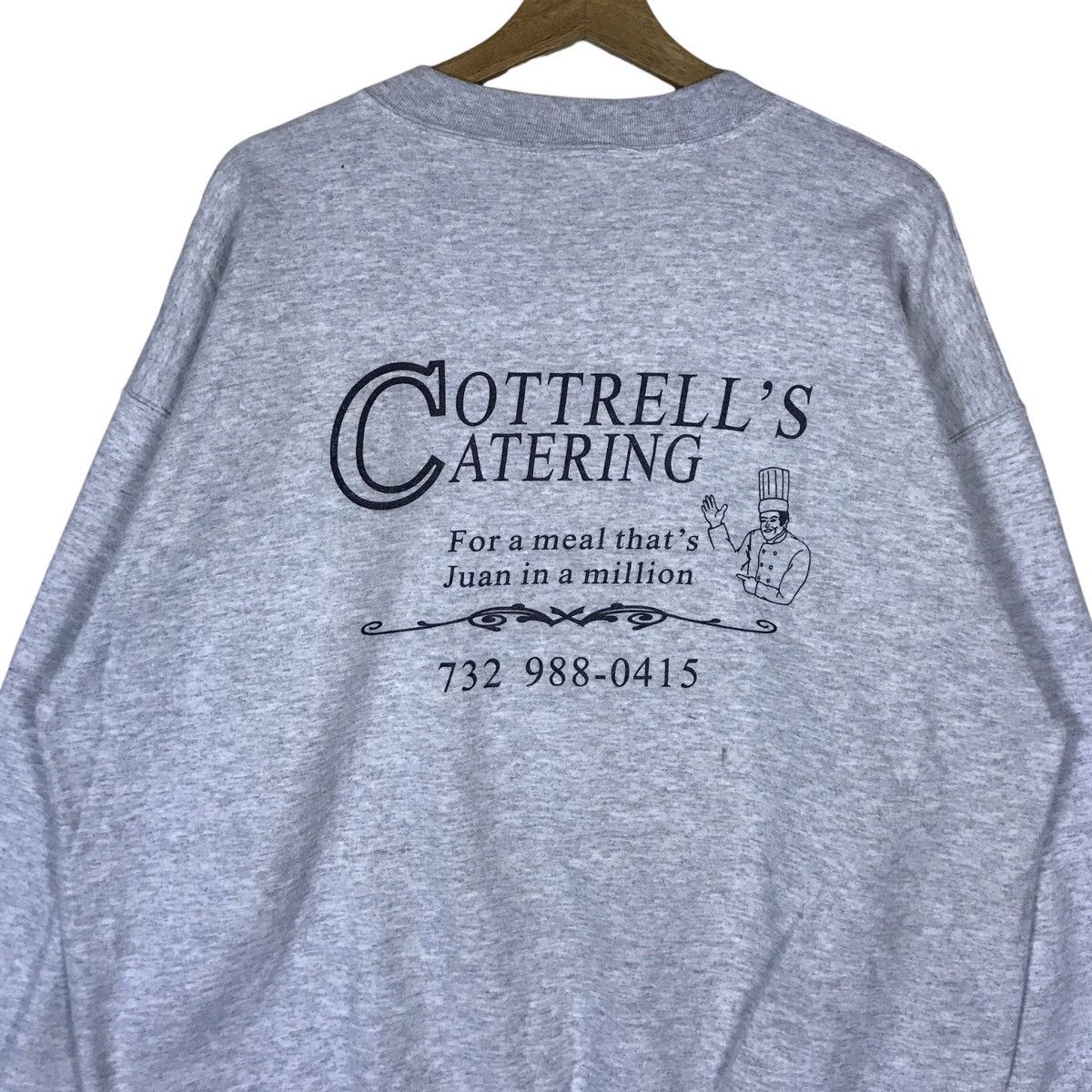 Gildan Vintage Gildan Cottrell’s Catering Pullover Jumper Size US XL / EU 56 / 4 - 5 Thumbnail