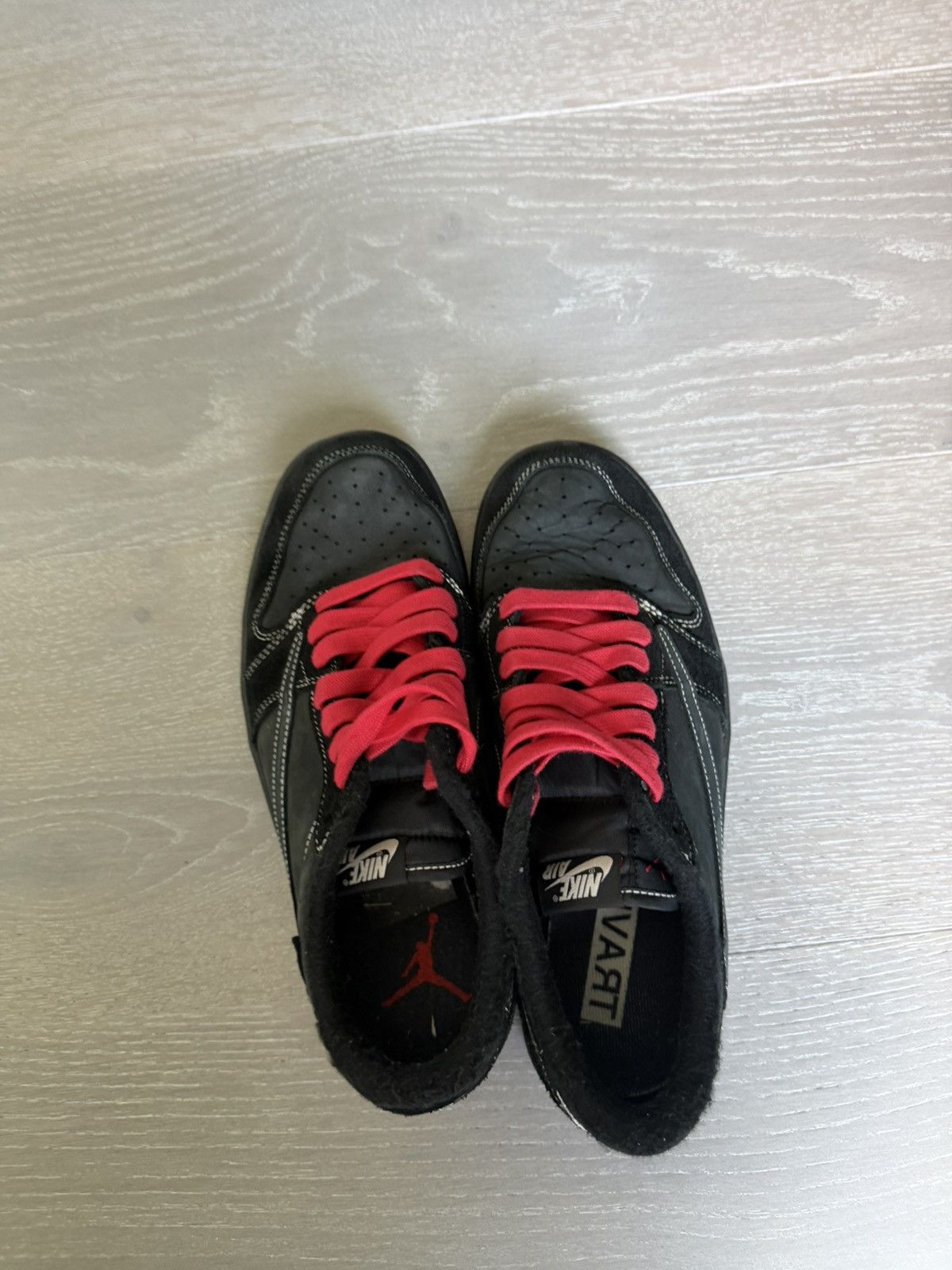 Nike Jordan 1 Retro Low OG SP Travis Scott Black Phantom Size US 9.5 / EU 42-43 - 6 Thumbnail