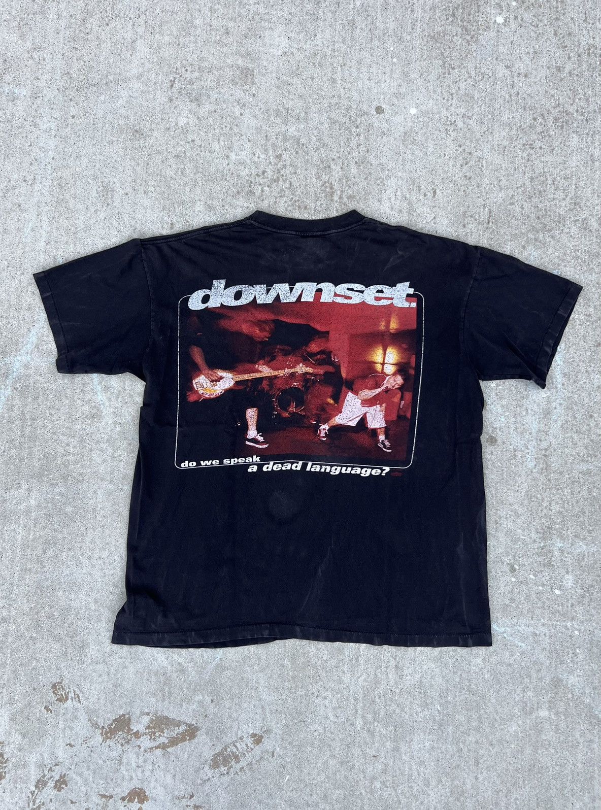 Band Tees × Vintage 90s Downset Do We Speak A Dead Language Size US XL / EU 56 / 4 - 3 Thumbnail