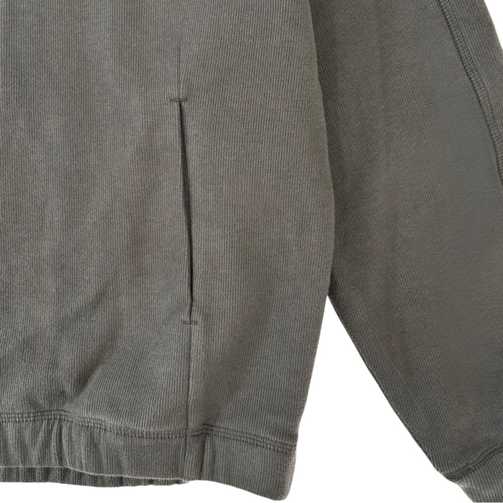 Kotn Gray Heavyweight Micro Rib Relaxed Fit Cotton Zip Up Hoodie Size US M / EU 48-50 / 2 - 4 Thumbnail