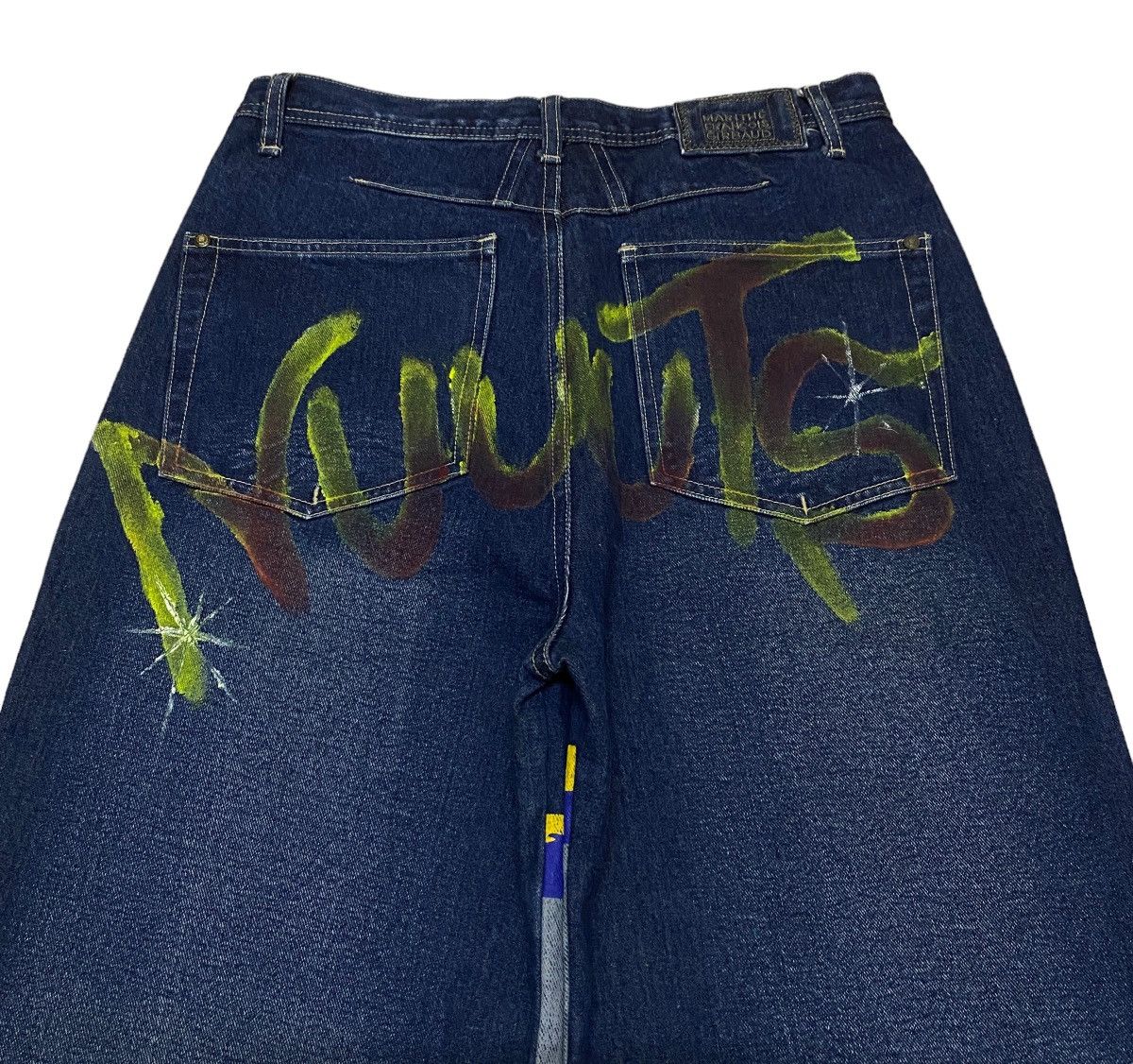 Marithe + Francois Girbaud Very Rare Vintage Marithe Francois Girbaud Baggy Jeans 1990s Size US 34 / EU 50 - 4 Thumbnail