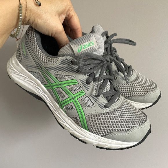 Asics Asics GEL-Contend 5 Gray / Green Runners - 6US, light use! Size US 6 / IT 36 - 1 Thumbnail