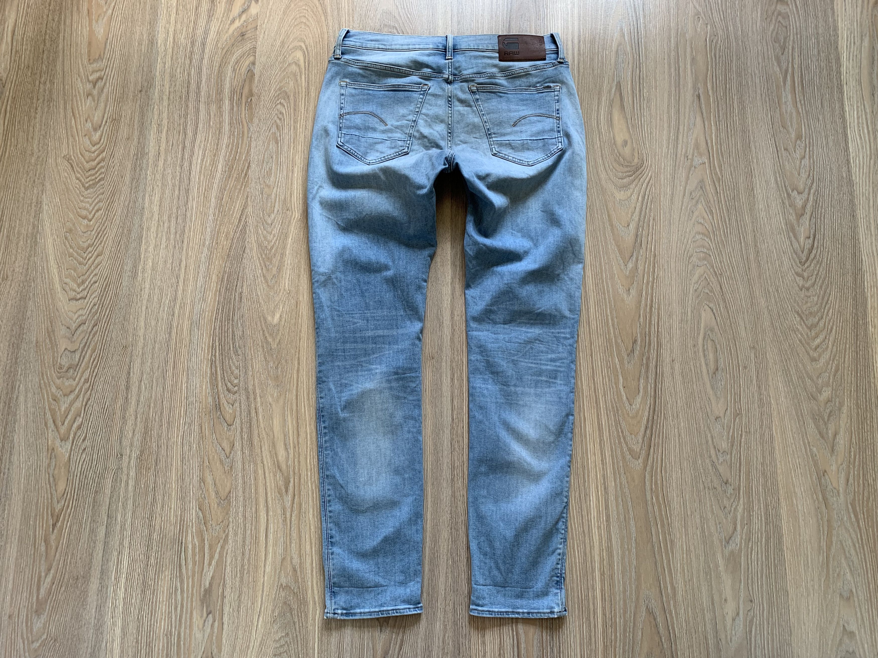 G-Star × Vintage G Star Raw 3301 Slim Denim Jeans Size US 34 / EU 50 - 3 Thumbnail