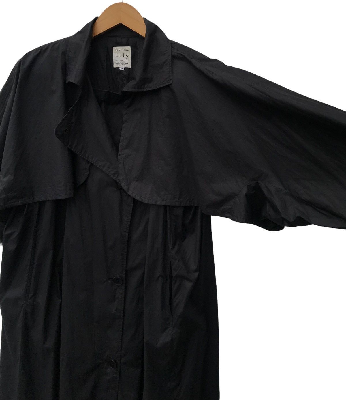 Japanese Brand Boutique Lily Women Cotton Trench Coat Parachute Jacket Size L / US 10 / IT 46 - 7 Thumbnail