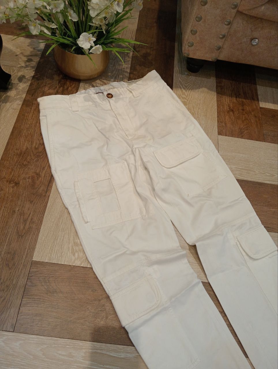 Brunello Cucinelli LUXURY BRUNELLO CUCINELLI LEISURE FIT CARGO POCKETS TROUSERS Size US 33 - 3 Thumbnail