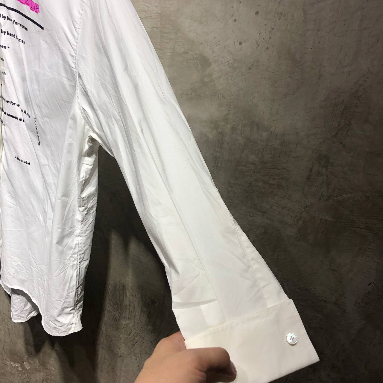 Maison Margiela BNWT Maison Margiela MM6 Label Declaration button down L/S Size US XXL / EU 58 / 5 - 6 Thumbnail