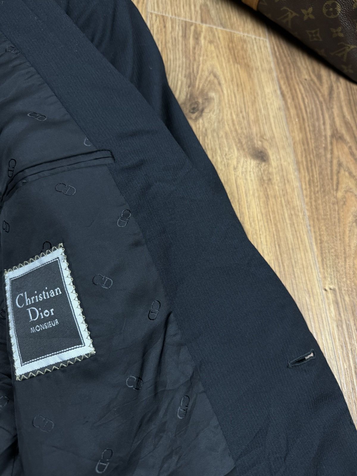 Christian Dior Monsieur Vintage wool blazer Christian Dior original luxury item Size 46L - 3 Thumbnail