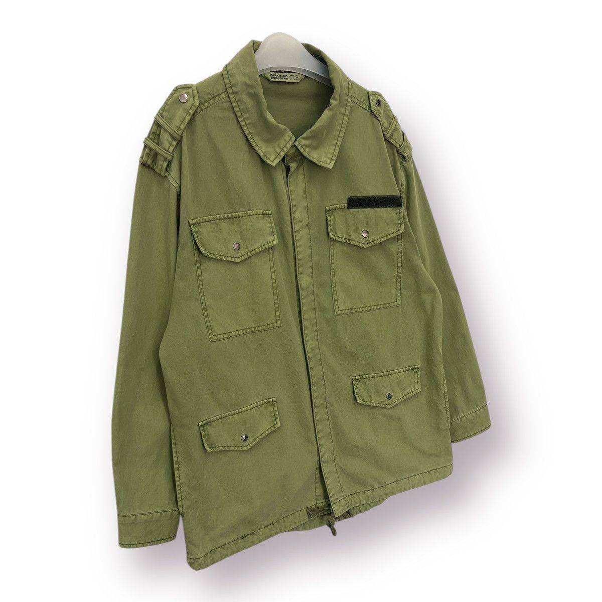 Zara 🔥M-65 🔥 Zara Basic Z1975 Denim Field Jacket - M Size US M / EU 48-50 / 2 - 4 Thumbnail