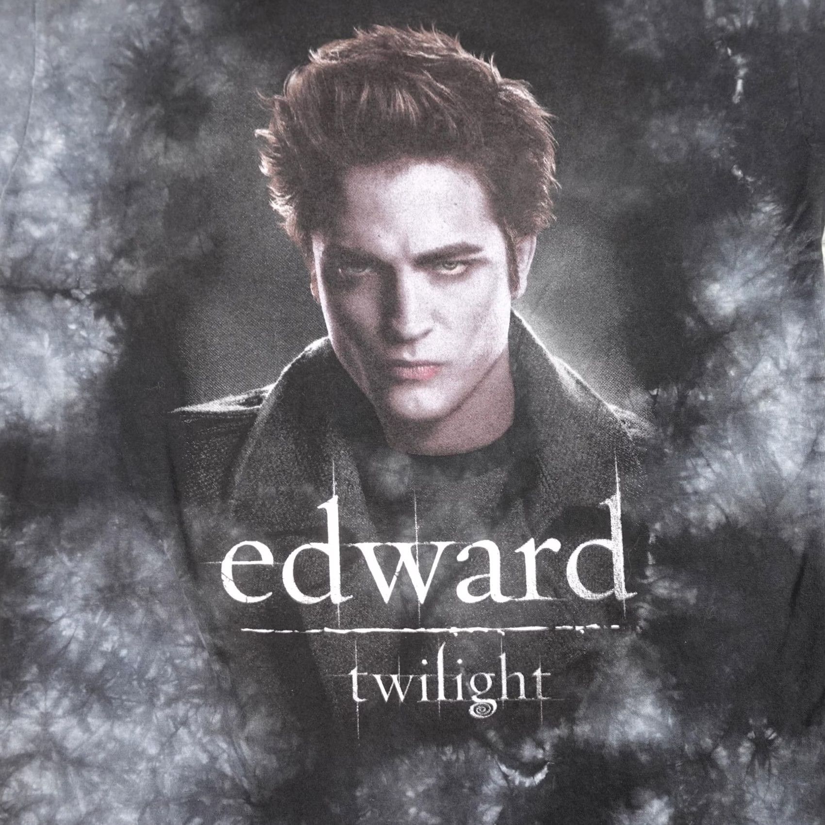 Vintage Twilight Saga Edward Shirt Mens Small Black Tie Dye Movie Graphic Vampire 2000s Size US S / EU 44-46 / 1 - 3 Thumbnail