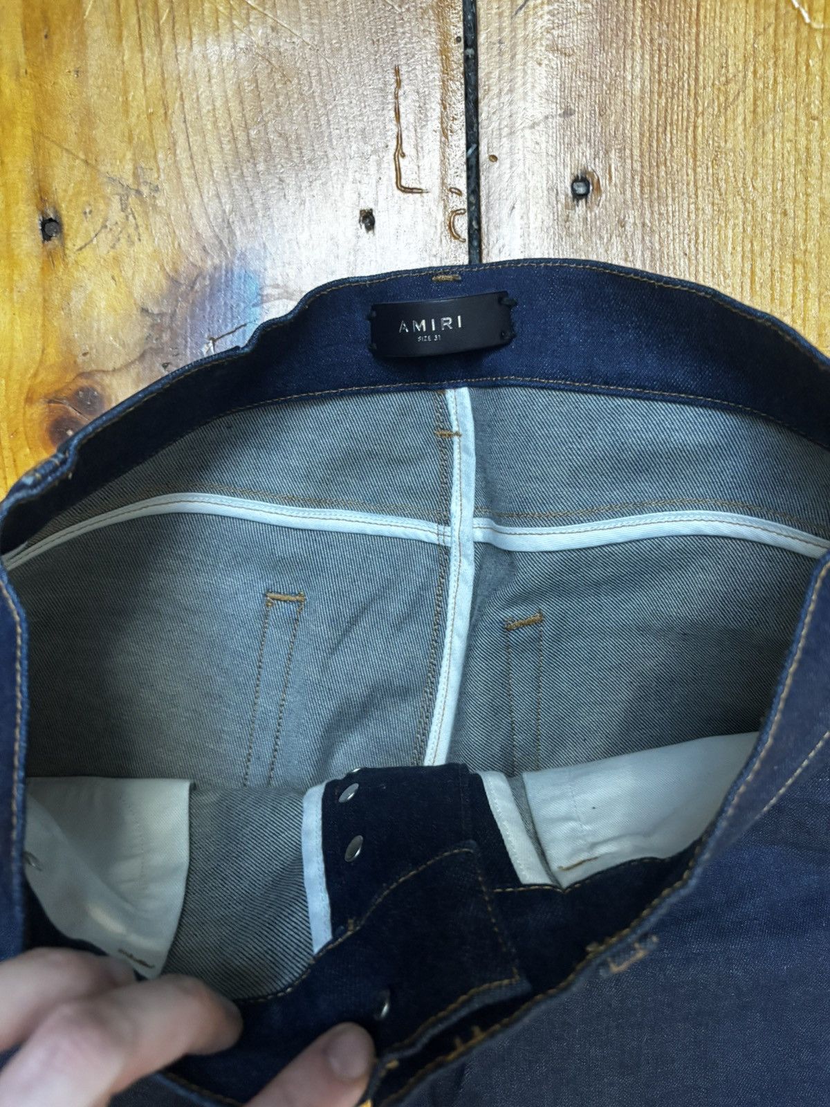 Amiri Amiri stack mx1 indigo denim jeans Size US 31 - 4 Thumbnail