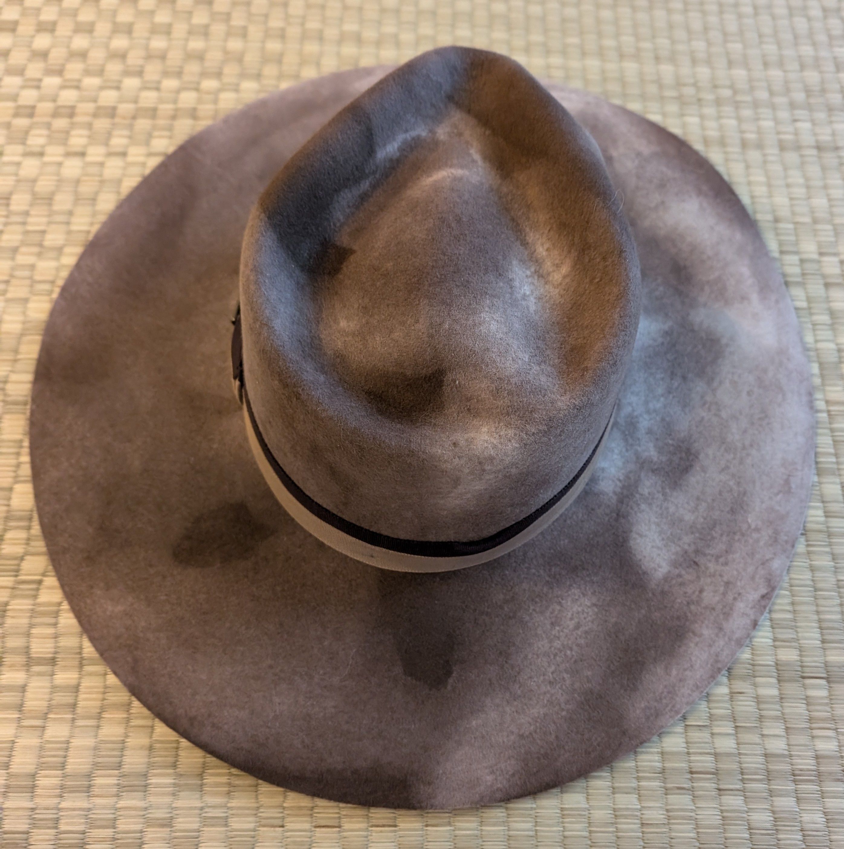 Overland NWT Overland Royal Rabbit Fur Felt Hat Size XXL Made in USA Size ONE SIZE - 2 Thumbnail
