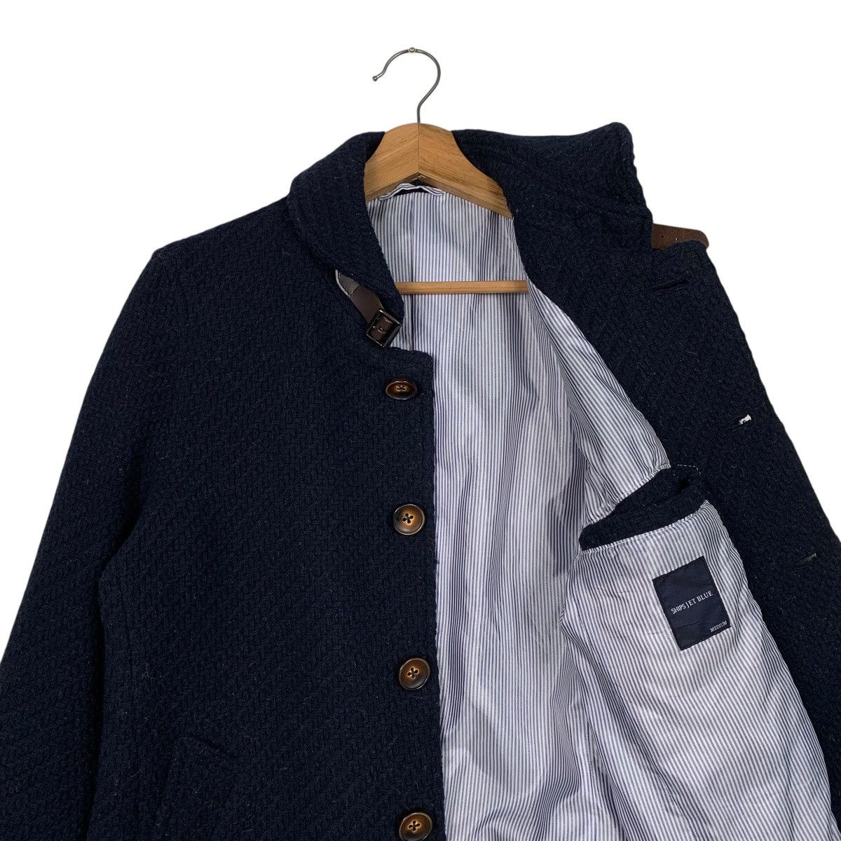 Ships Jet Blue Ships Jet Blue Wool Casual Jacket Size US S / EU 44-46 / 1 - 10 Thumbnail