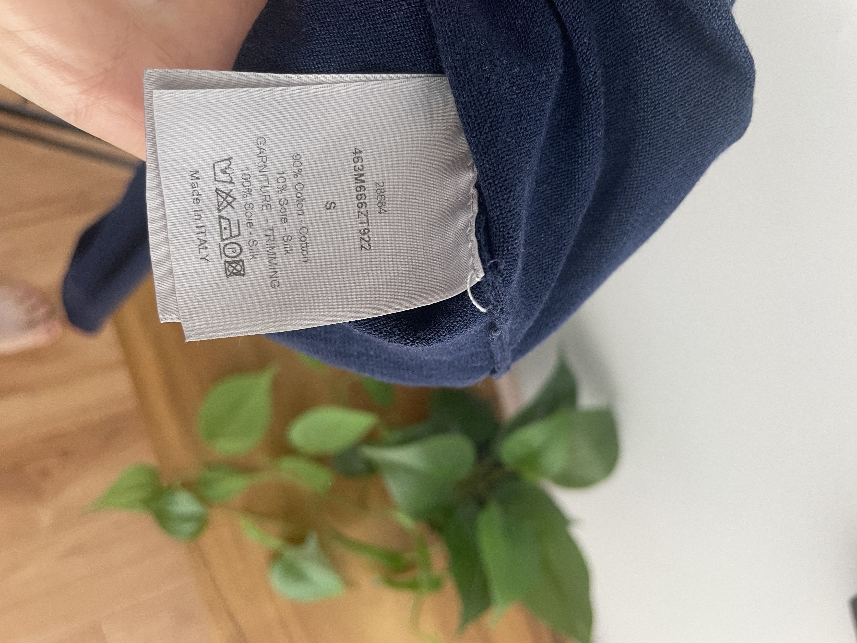Dior Dior Silk sweater Navy size Small Size US S / EU 44-46 / 1 - 7 Thumbnail