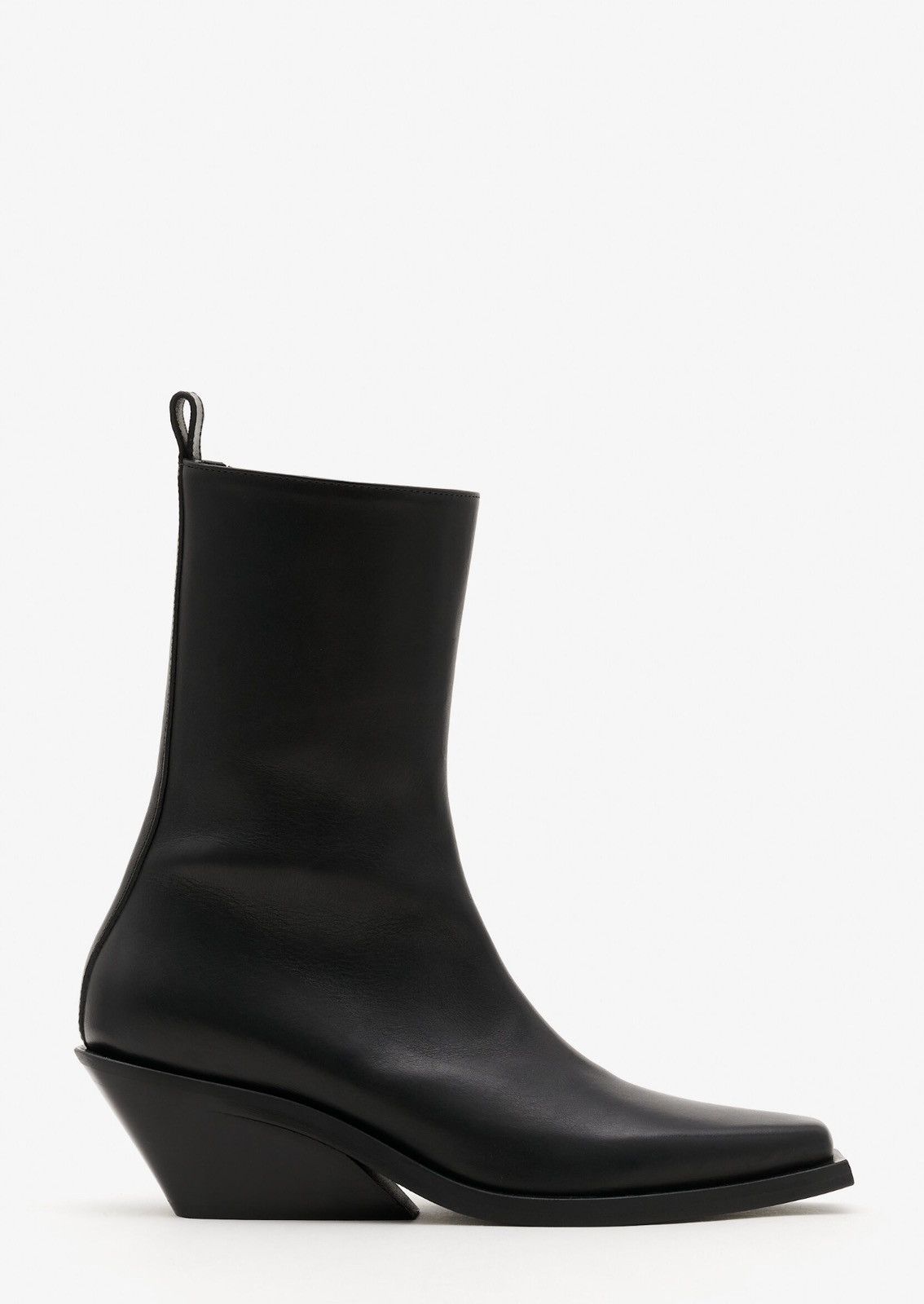 Ann Demeulemeester Last Size Ann Demeulemeester 60mm Vesper Leather Ankle Boots Size US 7 / IT 37 - 1 Thumbnail