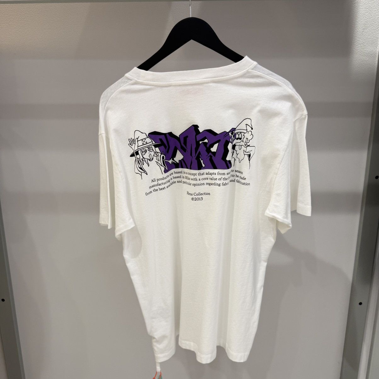 Off-White Off-White Wizard Graffiti Tee Size US XL / EU 56 / 4 - 2 Thumbnail