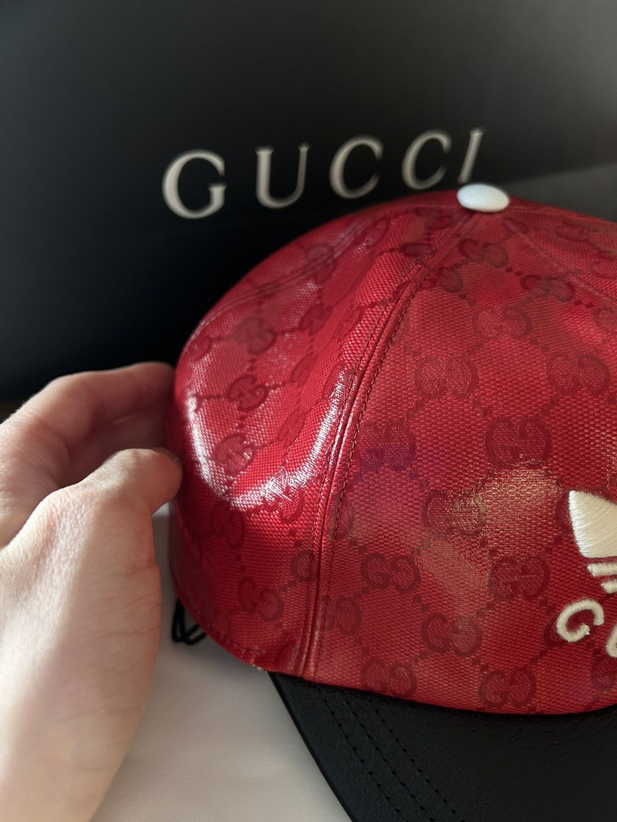 Adidas × Gucci Gucci adidas monogram cap Size ONE SIZE - 3 Thumbnail