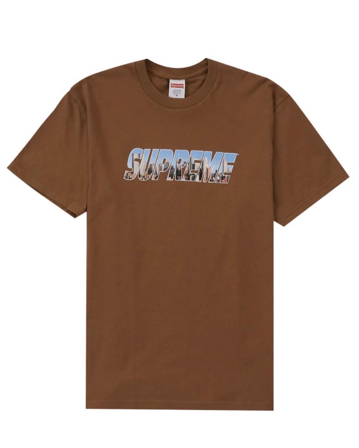 Image of Supreme Gotham Tee (Fw23) in Light Brown, Men's (Size 2XL)