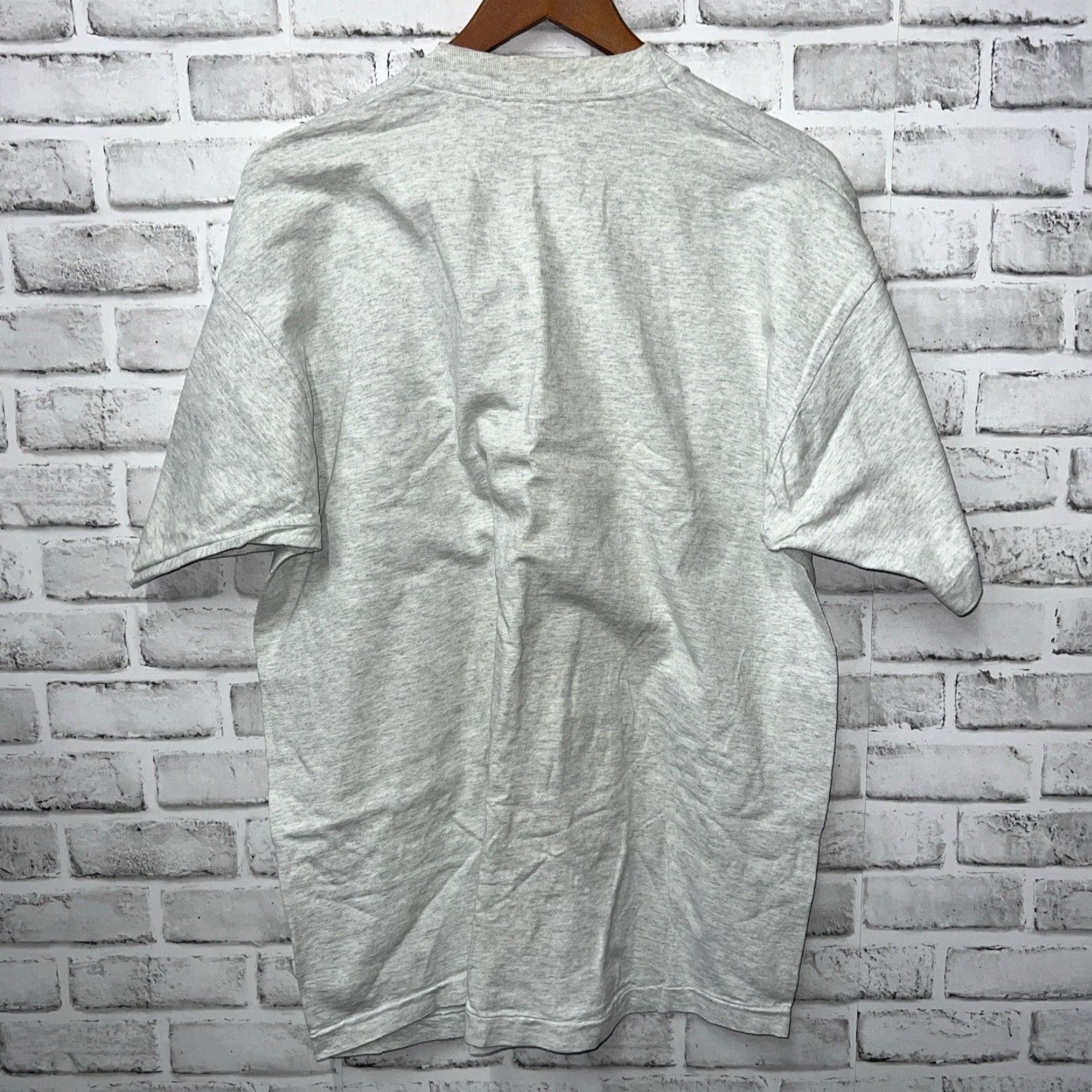 Fruit Of The Loom VINTAGE Fruit of the Loom T-Shirt Men 2XL Gray Stitch "Anything Nae Scottish Is Crap" USA Size US XXL / EU 58 / 5 - 5 Thumbnail