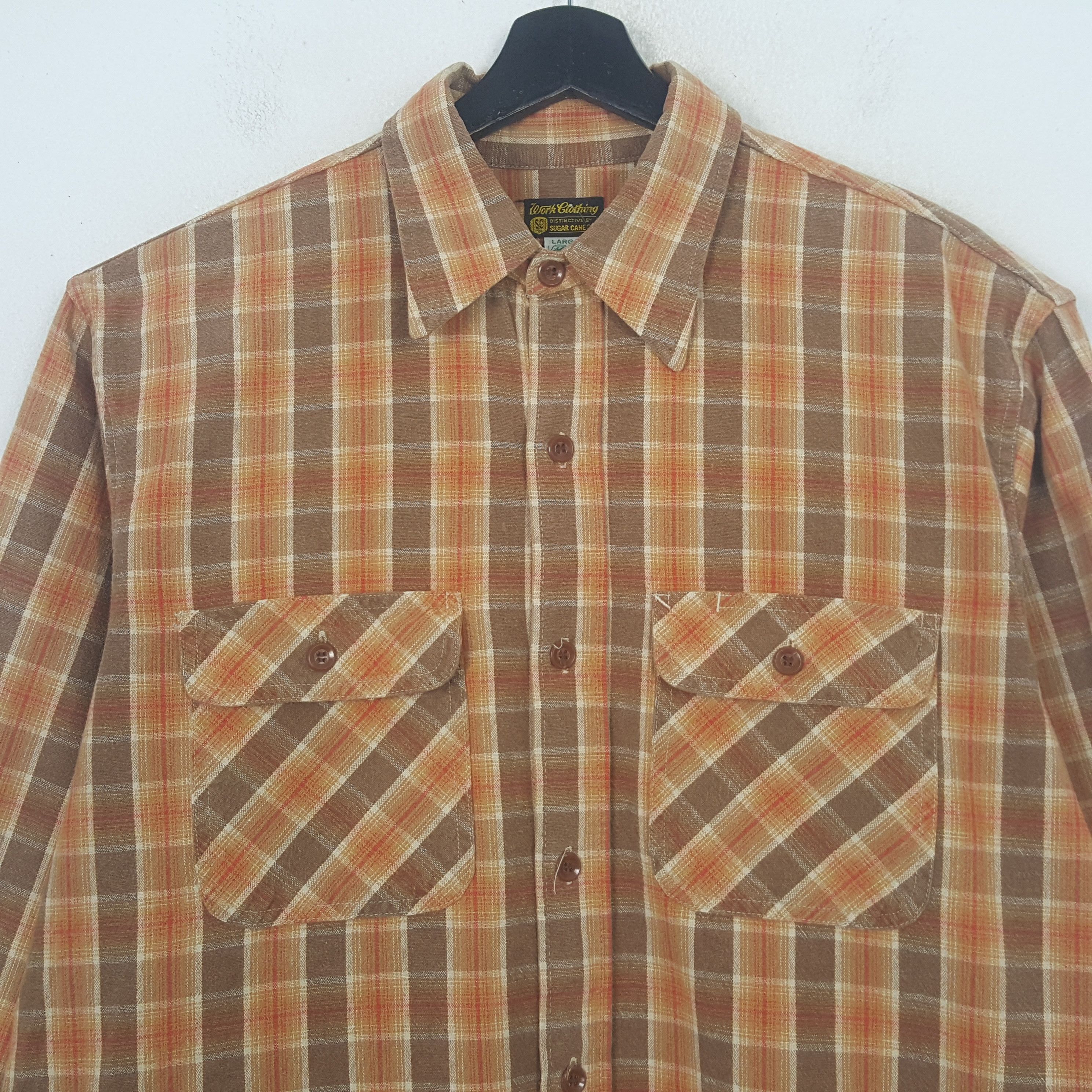 Sugar Cane Sugar Cane Japanese Brand Double Pocket Shirt C294N42 Size US L / EU 52-54 / 3 - 2 Thumbnail