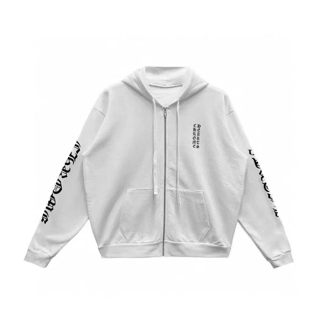 Chrome Hearts Chrome Hearts White Hoodie L Men Size US L / EU 52-54 / 3 - 1 Thumbnail
