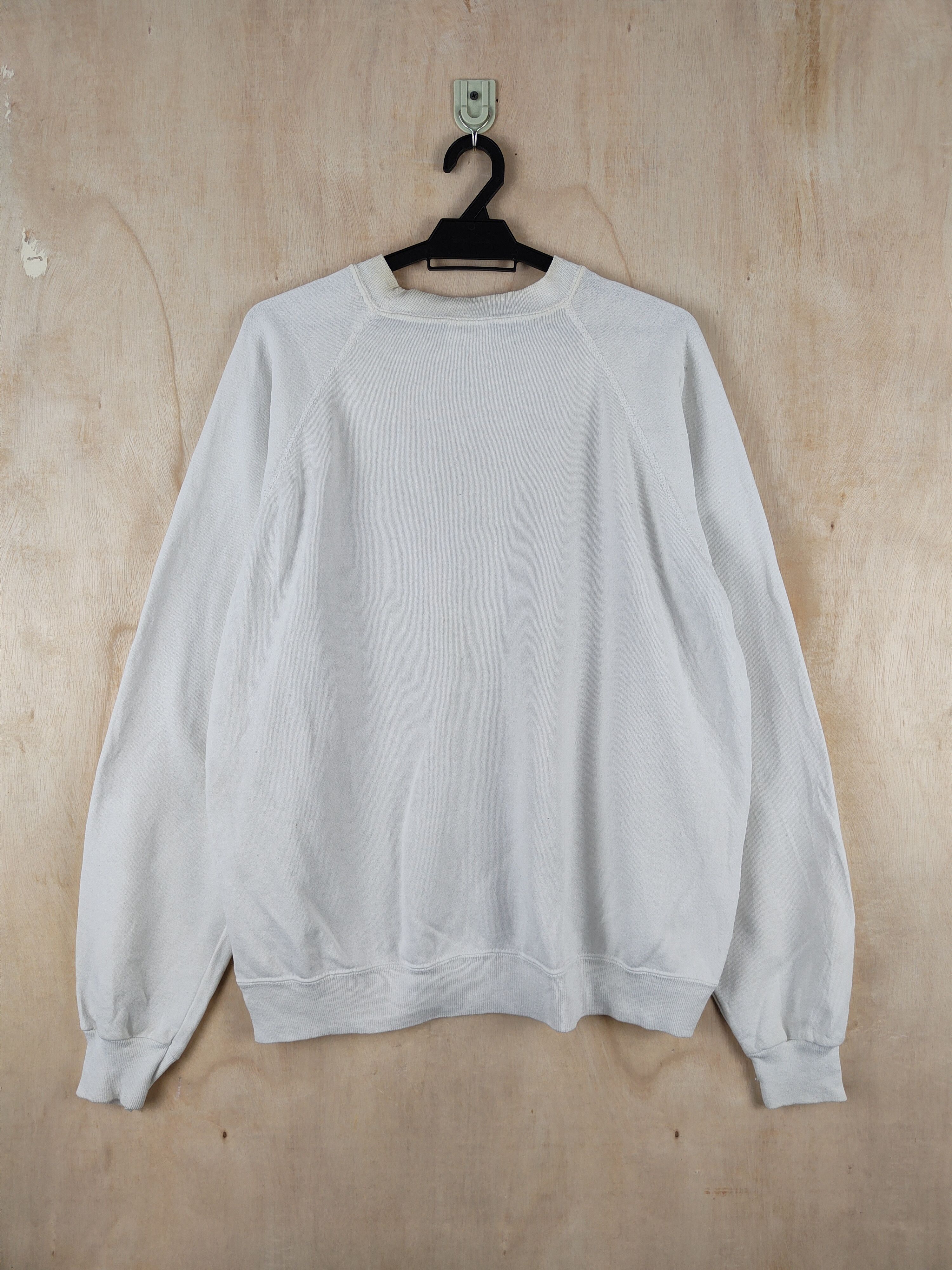 Vintage Hanes vintage White Sweatshirts #S2464 Size US XL / EU 56 / 4 - 8 Thumbnail