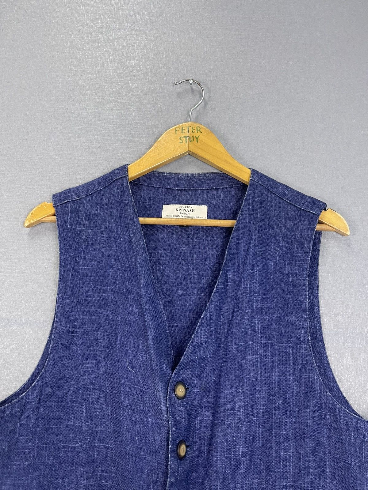 Indigo Vintage Spinash Homme Indigo Vest Size US M / EU 48-50 / 2 - 5 Thumbnail