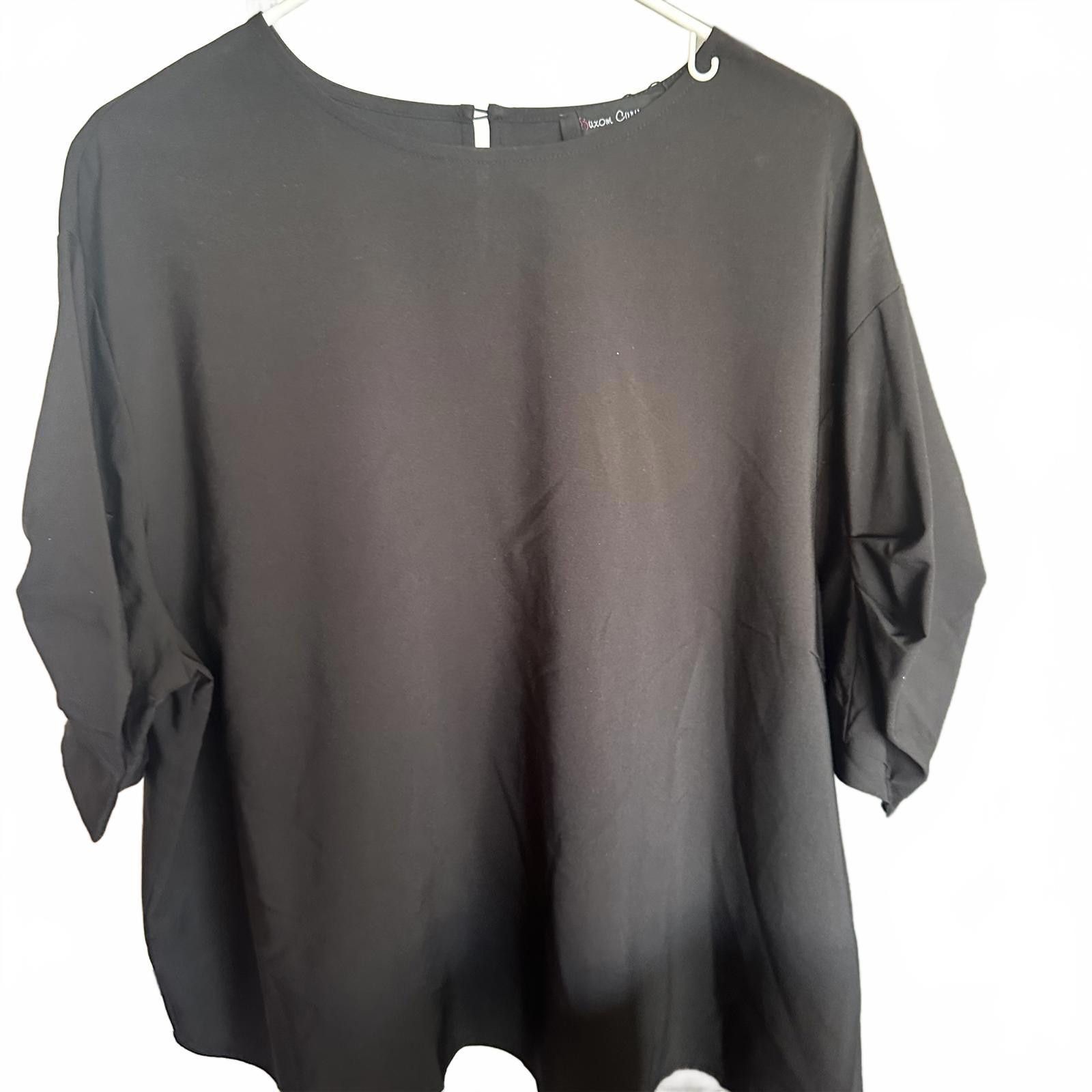 Designer Stylish Black Top - Perfect for Everyday Wear Size XXL / US 16-18 / IT 52-54 - 1 Preview