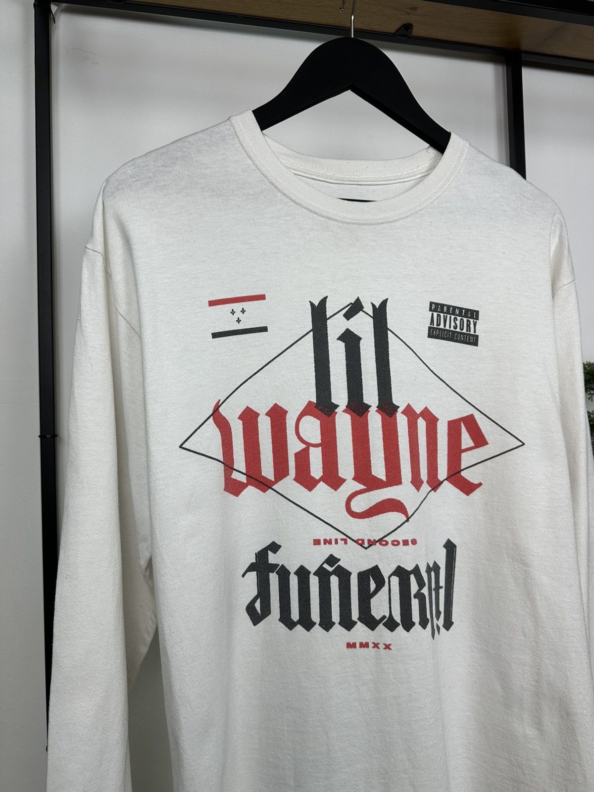 Lil Wayne Lil Wayne Funeral Album Promo Tour Advisory Long sleeve Tee Size US L / EU 52-54 / 3 - 2 Thumbnail