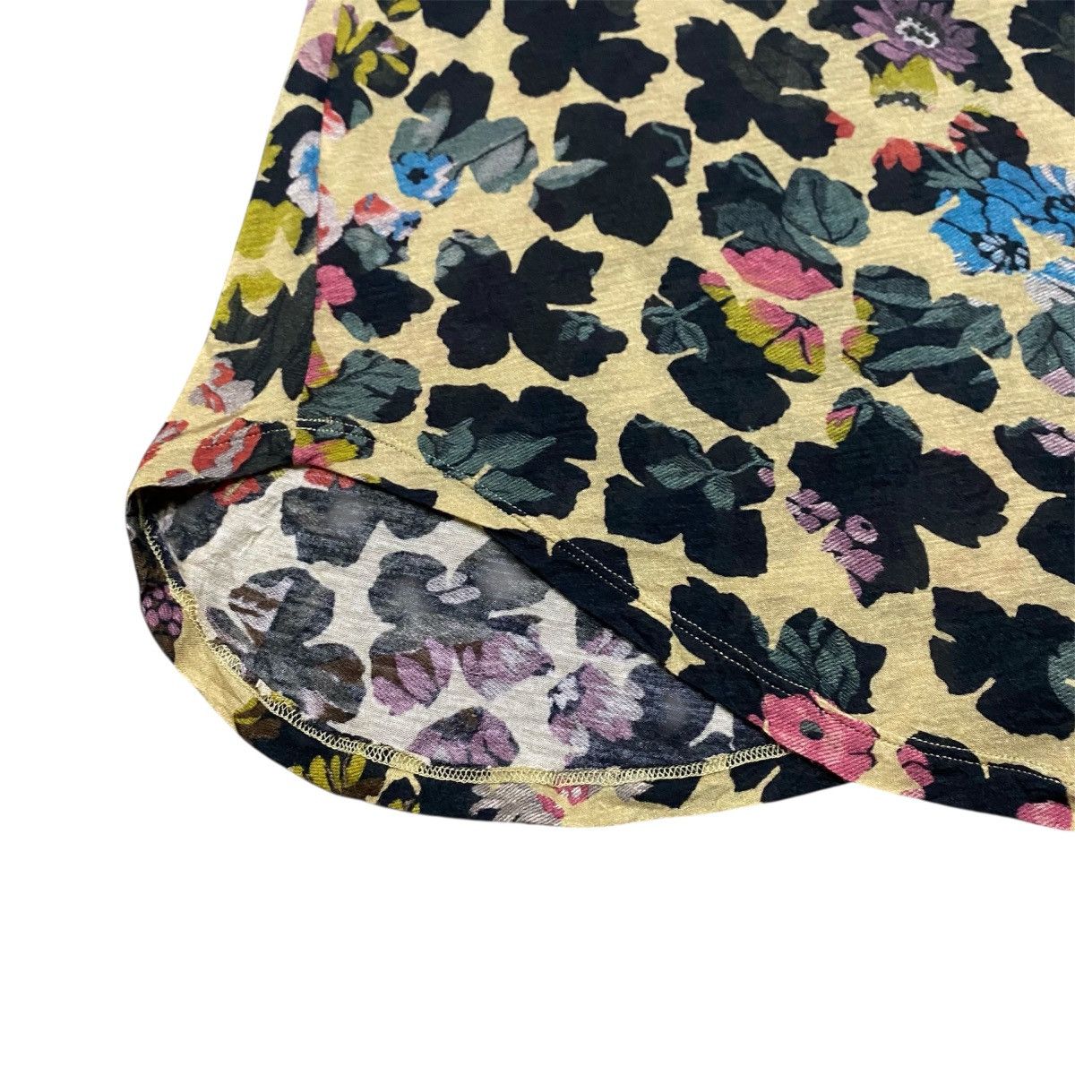Dries Van Noten Dries Van Noten SS14 Floral Dress Asymmetric Hem Size S / US 4 / IT 40 - 15 Thumbnail
