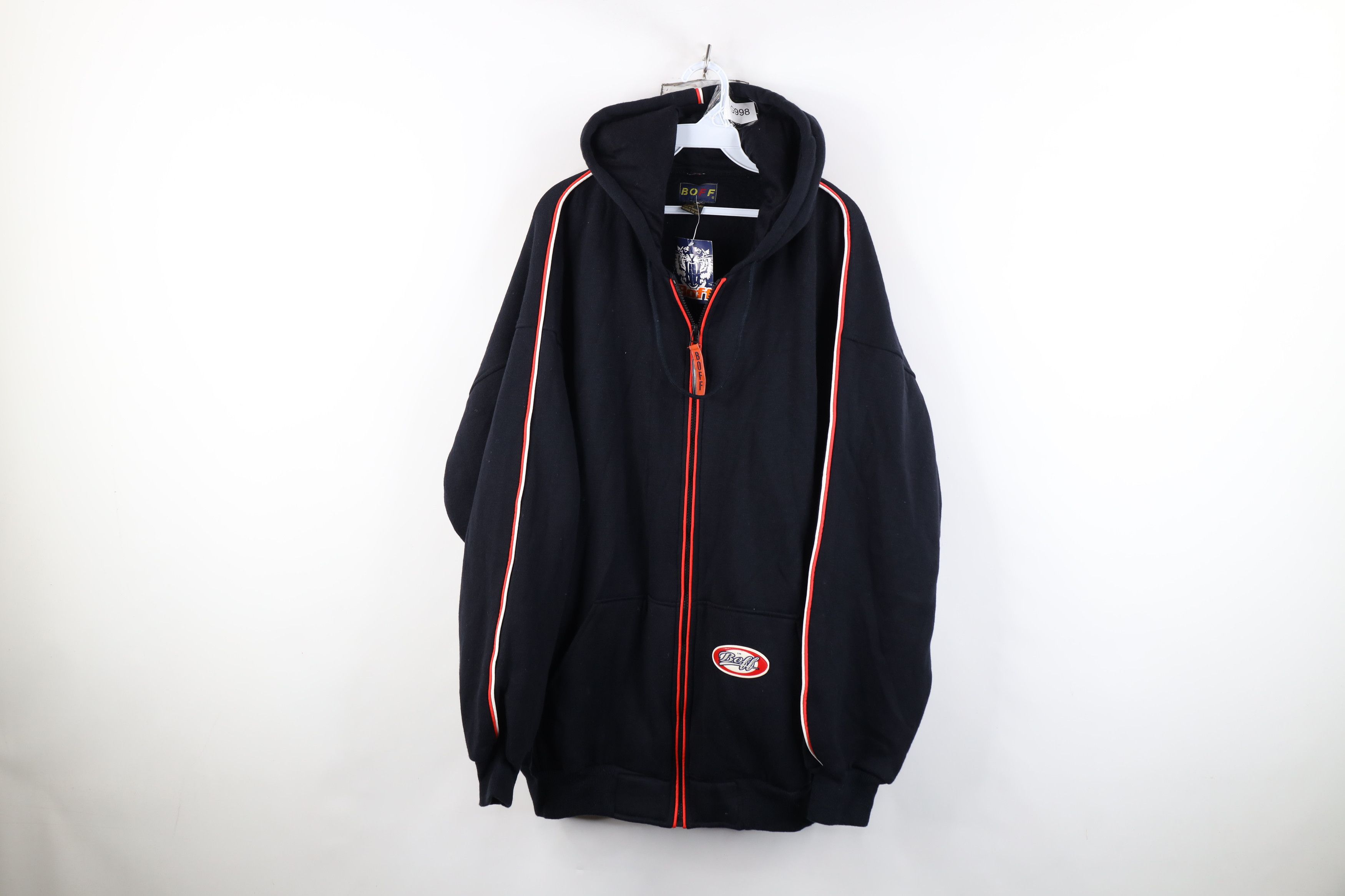 Vintage Deadstock Vintage 90s Y2K Streetwear Heavyweight Zip Hoodie Size US XL / EU 56 / 4 - 1 Thumbnail