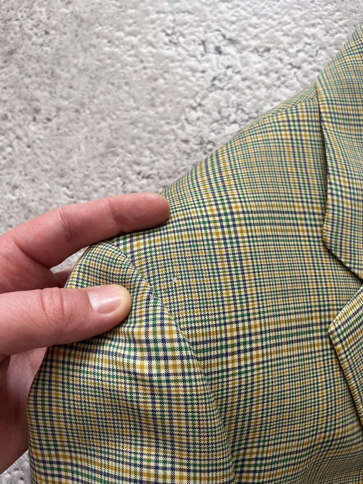 Ermenegildo Zegna × Vintage Vintage Ermenegildo Zegna 100% Wool Plaid Blazer Size 40R - 13 Thumbnail