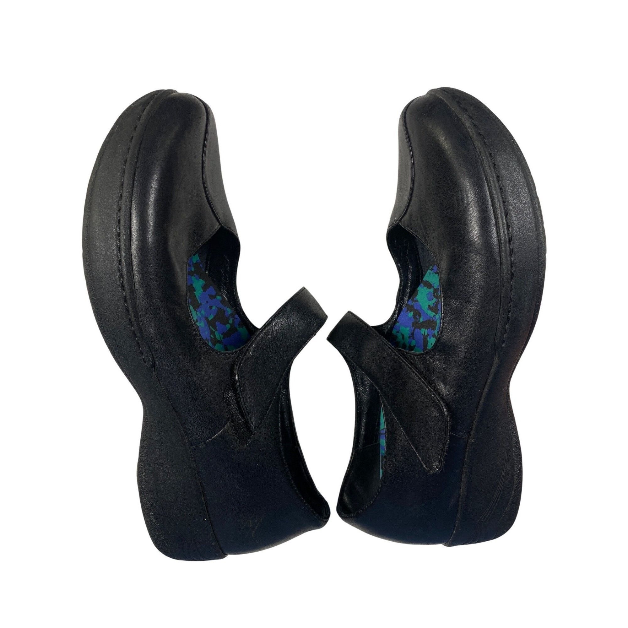Dansko DANSKO Sonoma Annie ~ Black Leather Mary Janes Clogs Comfort Size US 11 / IT 41 - 5 Thumbnail