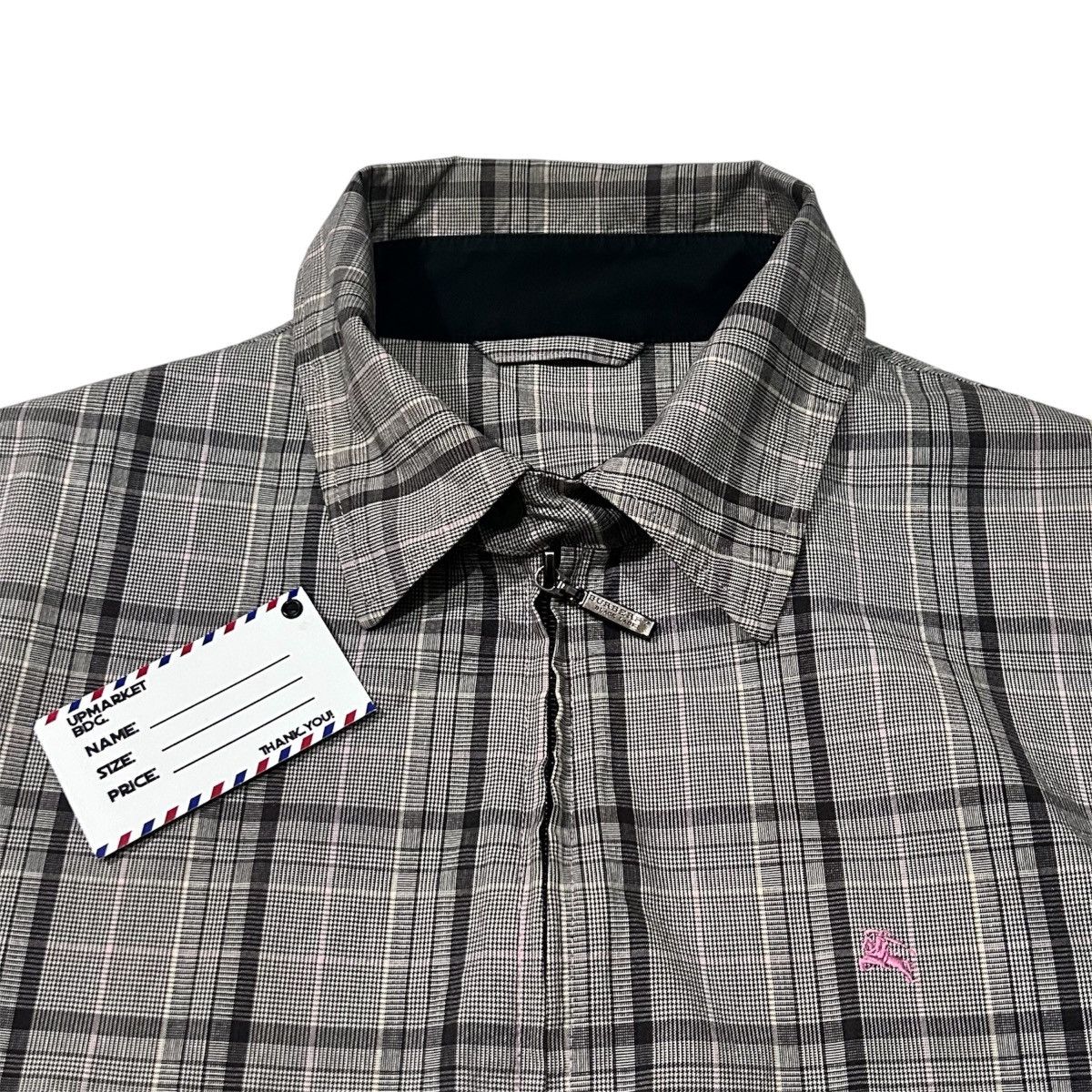 Burberry Burberry Black Label Collar Outer Checker Size US L / EU 52-54 / 3 - 1 Thumbnail