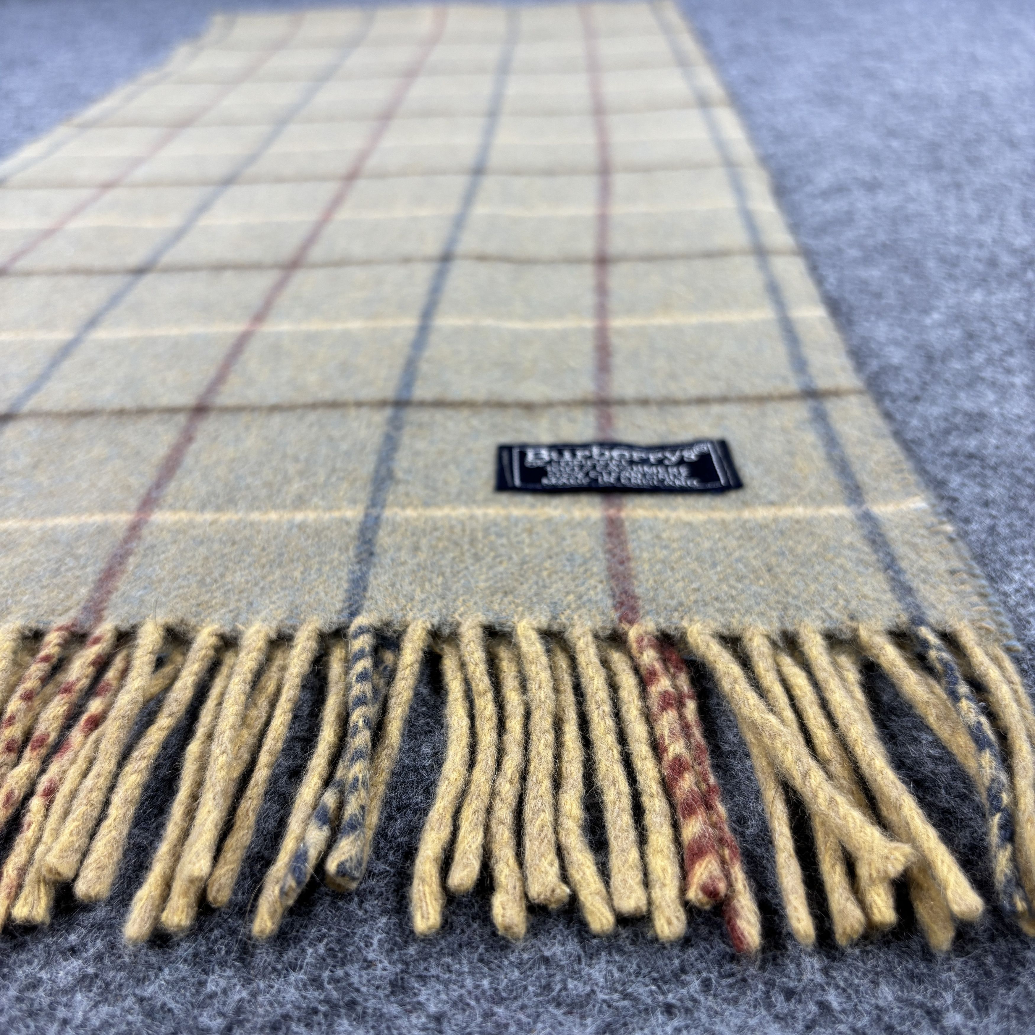Burberry × Vintage GF10702 Burberry Scarf Neck Wear Muffler Nova Check Size ONE SIZE - 7 Thumbnail