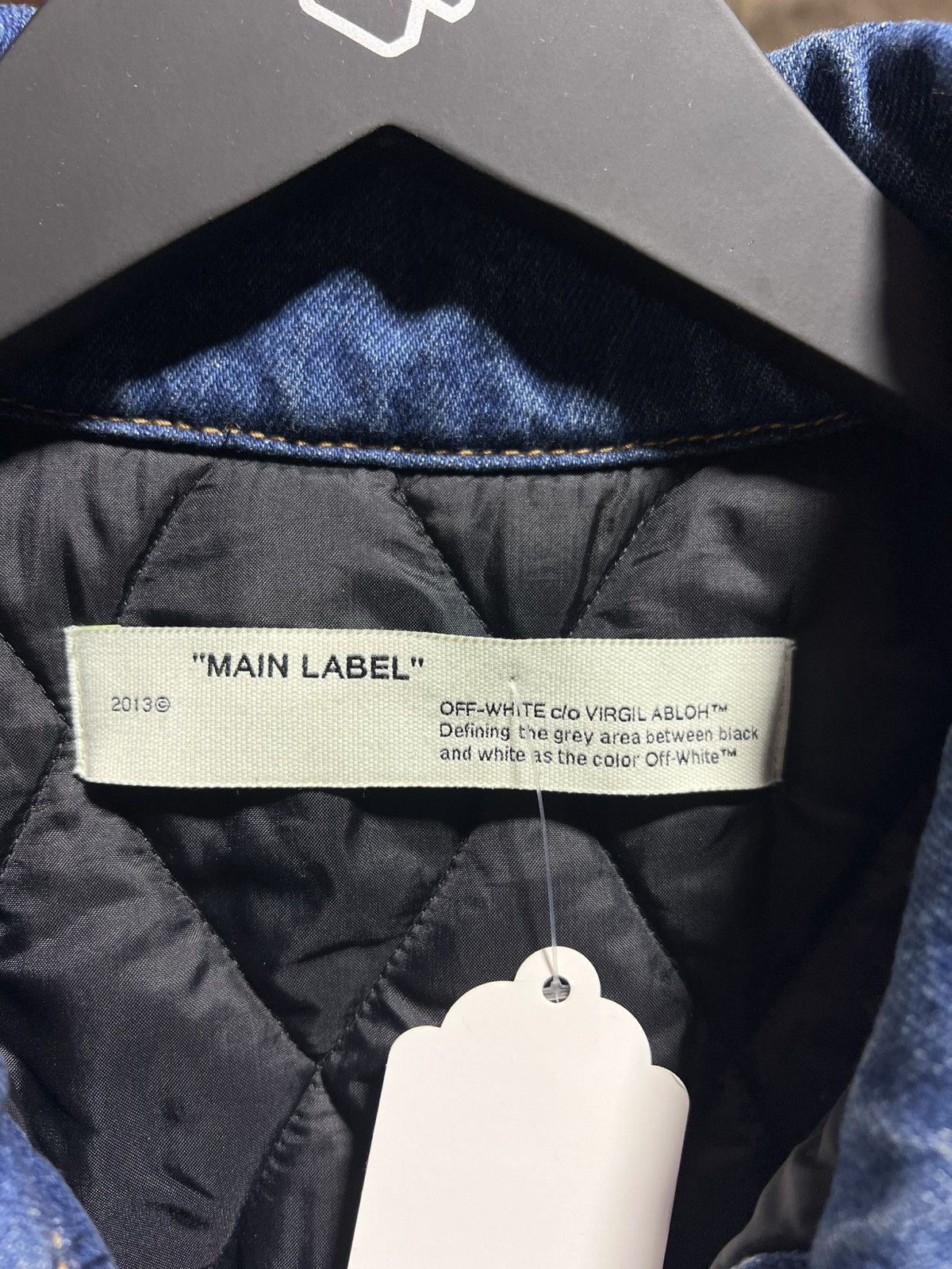 Off-White Off-White Insulated Denim Jacket Size US XL / EU 56 / 4 - 4 Thumbnail