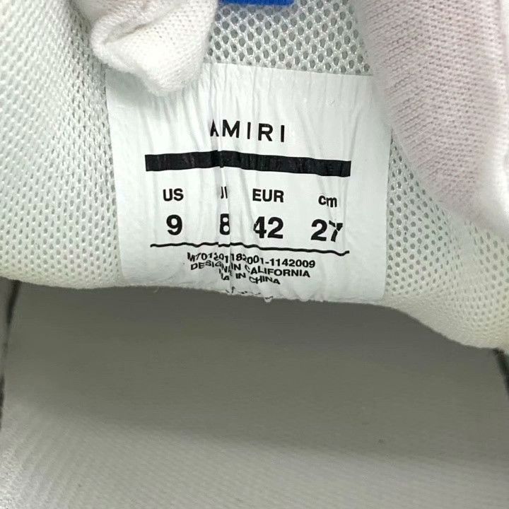 Amiri Amiri Color-Blocked Round-Toe Platform Sneakers Size US 9 / EU 42 - 6 Thumbnail