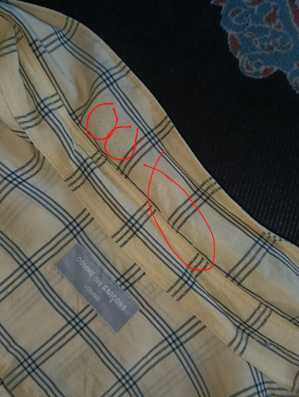 Comme des Garcons Homme Vintage 1994 Comme Des Garcons Shirt Size US XL / EU 56 / 4 - 6 Thumbnail