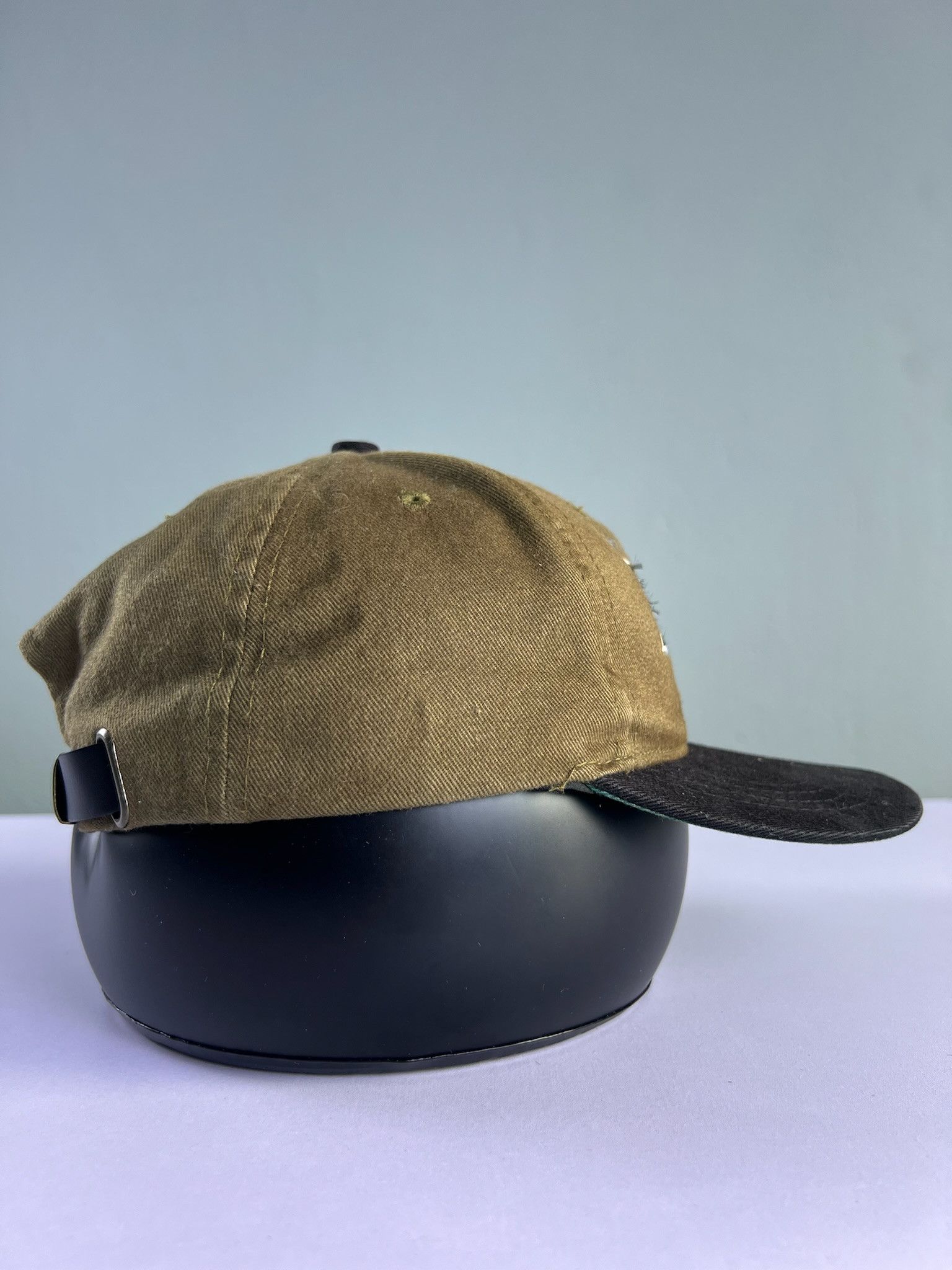 Japanese Brand × Vintage Vintage Buckaroo Brand Leather Strap Cap Size ONE SIZE - 6 Thumbnail