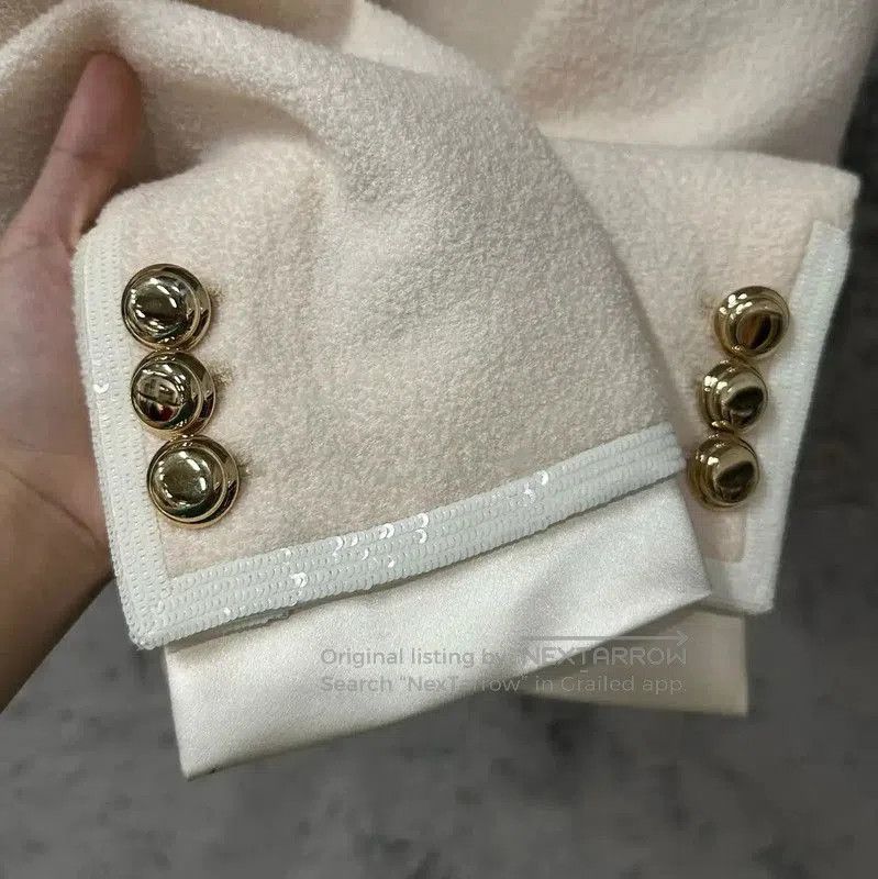 Miu Miu Miu Miu Spring Autumn Beige Women's Jacket . Size XXS / US 00 / IT 34 - 5 Thumbnail