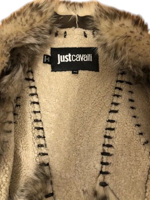 Roberto Cavalli RABBIT FUR BOHO LEATHER JACKET Size S / US 4 / IT 40 - 3 Thumbnail