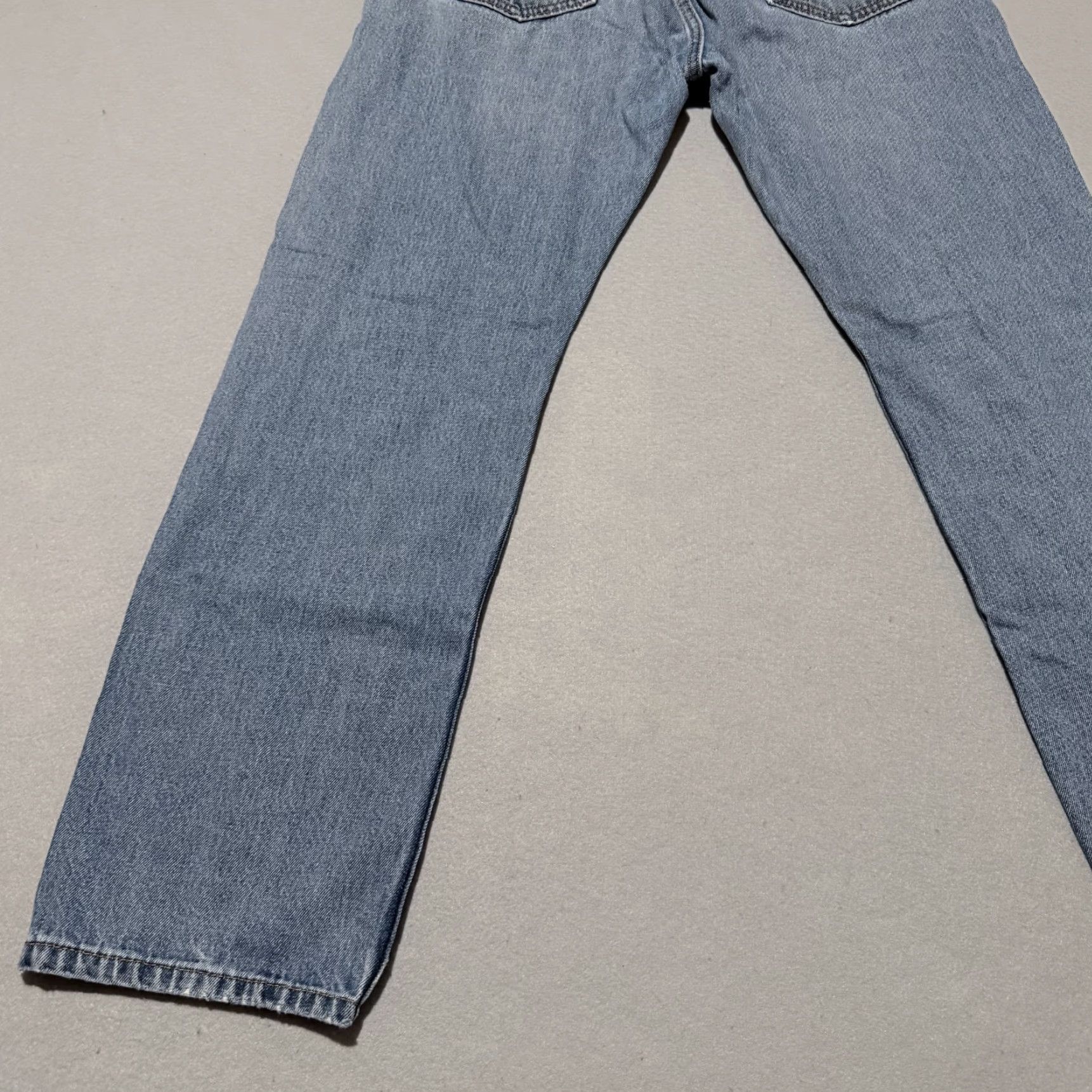Levi's Levi’s 505 Jeans Men Blue Denim Mid Rise Straight Leg Zip Fly - 34x32 Jeans Size US 34 / EU 50 - 6 Thumbnail