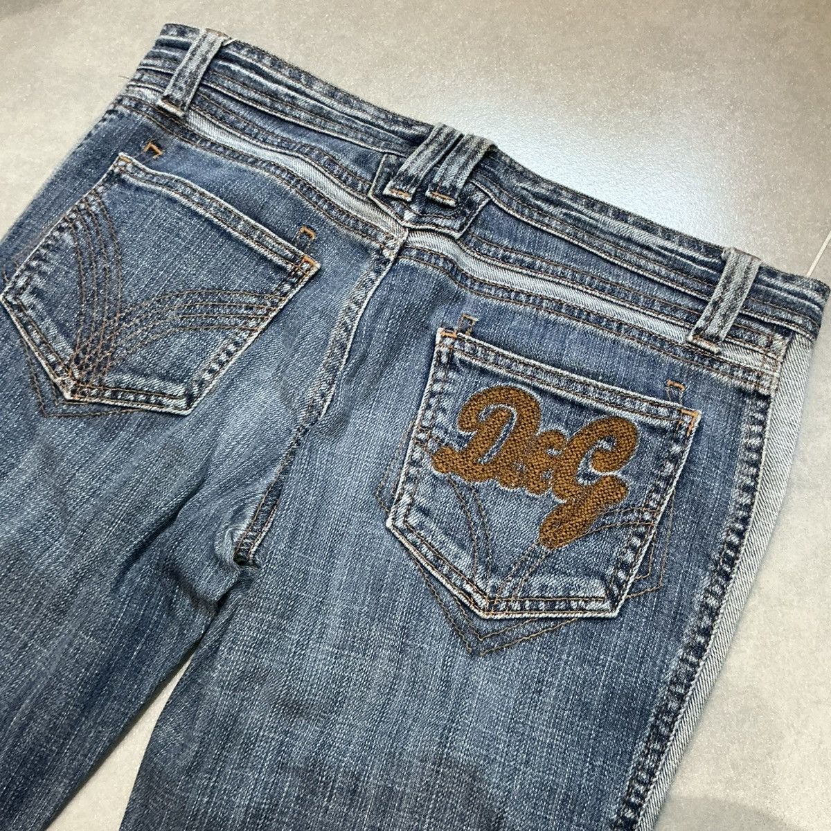 Dolce & Gabbana D&G Low Wasit Boot Cut Jeans Size 29" - 10 Thumbnail