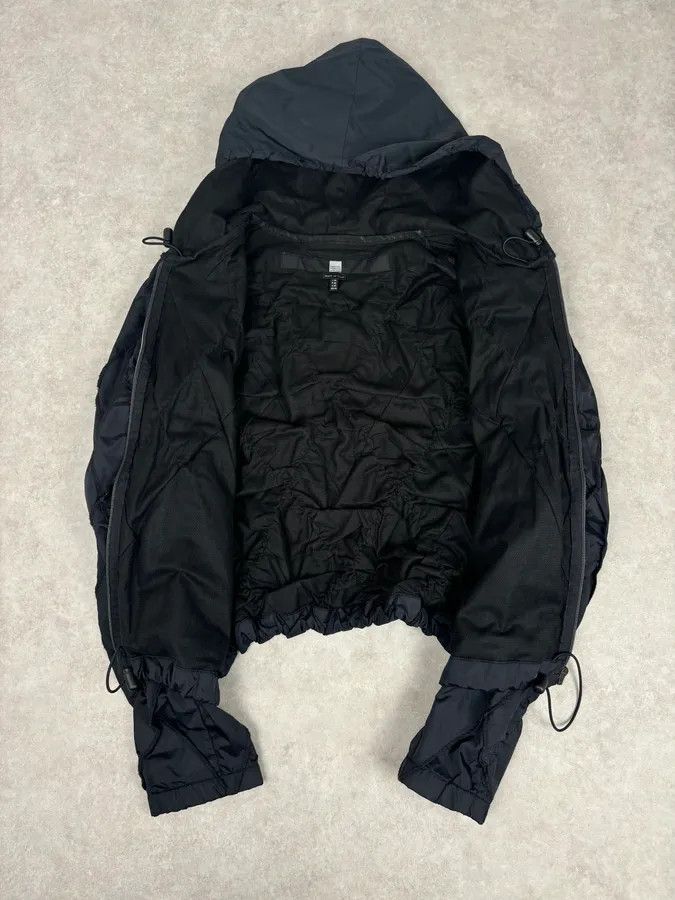 Marithe + Francois Girbaud AW2000 Marithé + François Girbaud Black Structure Hooded Jacket Size US S / EU 44-46 / 1 - 8 Thumbnail