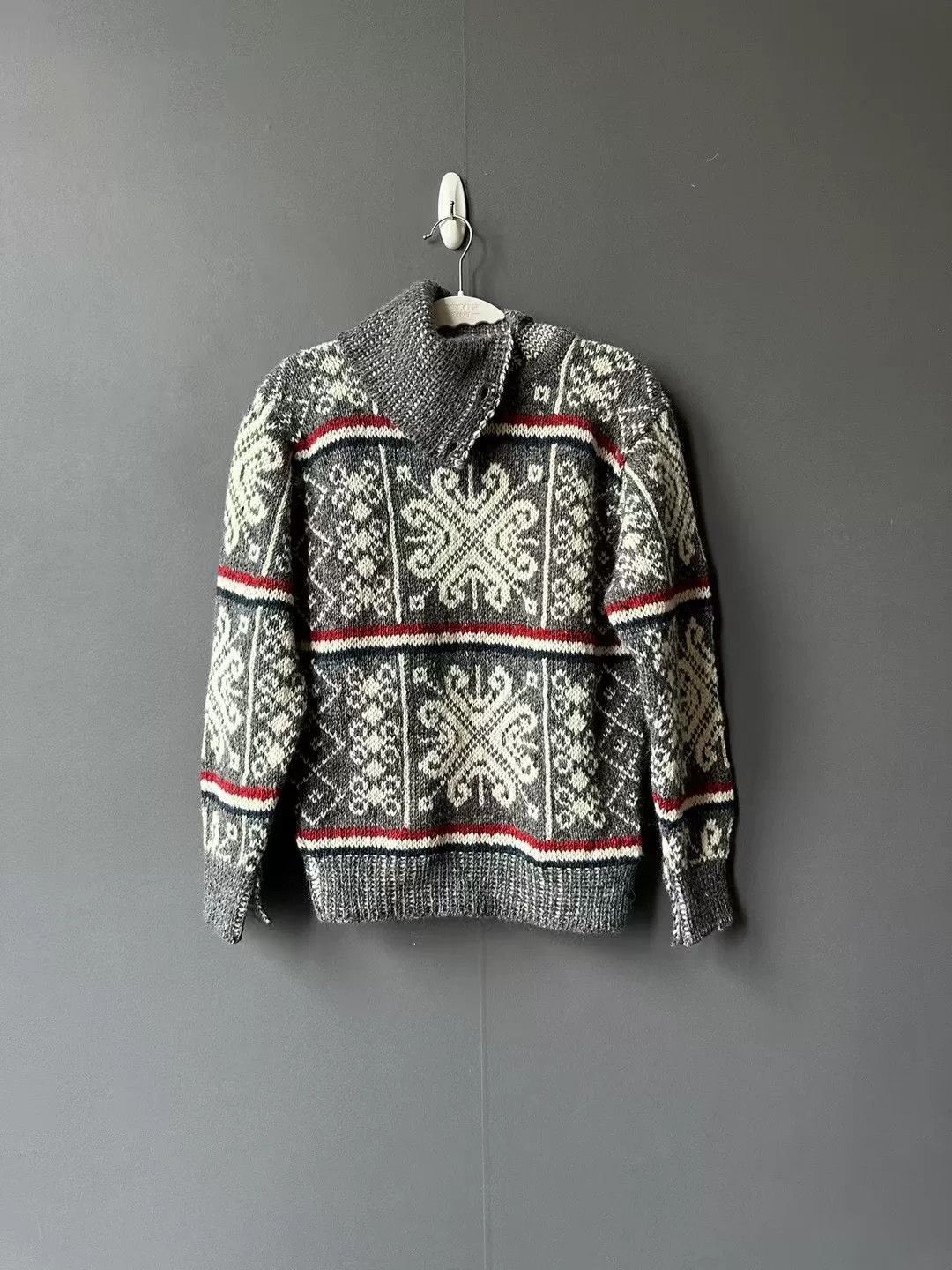 Thom Browne thom browne color-blocked snowflake sweater Size US S / EU 44-46 / 1 - 1 Preview