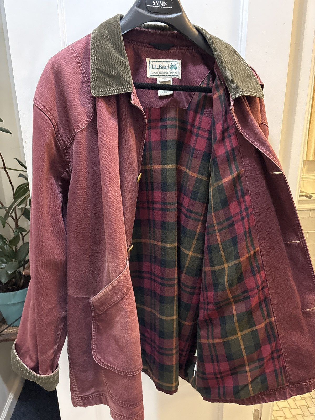 L.L. Bean L.L. Bean Field Coat Barn Jacket Burgundy Size US XXL / EU 58 / 5 - 1 Thumbnail