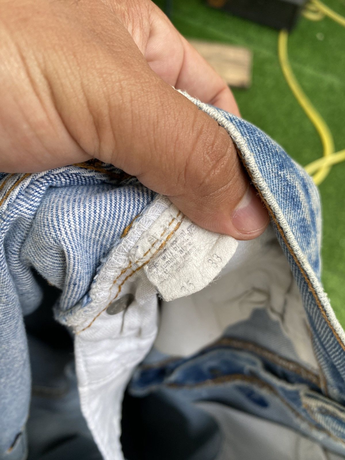Levi's Vintage Clothing × Vintage W33x29.5 vintage levi's 501 redline 80s made in USA Size US 33 - 10 Thumbnail