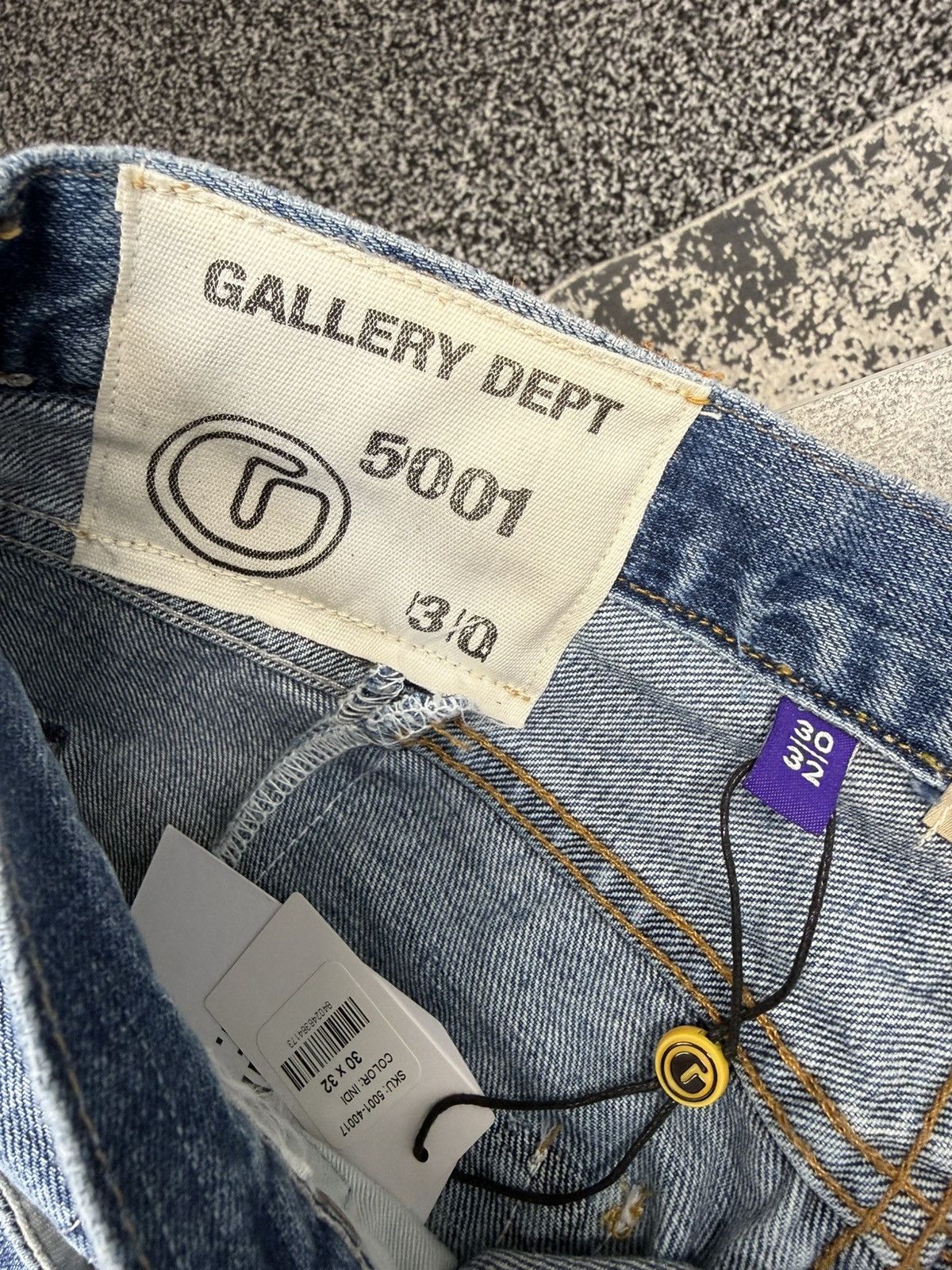 Gallery Dept. Kelly Dept. 5001 Jeans Indigo. W30 x L32. BNWT. RRP £1,140 Size US 30 / EU 46 - 5 Thumbnail