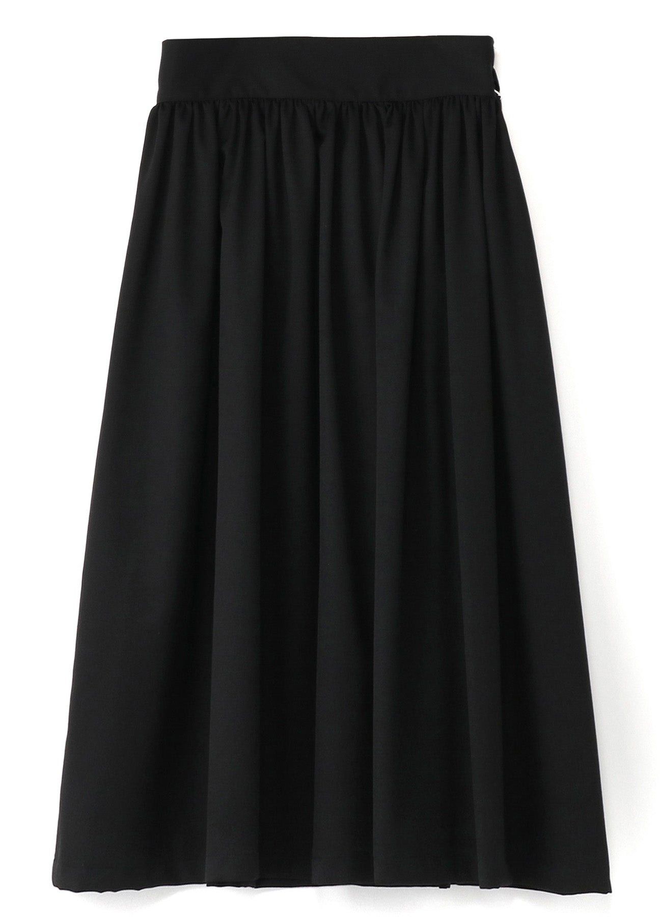 Limi Feu LIMI feu Yohji Yamamoto - W/Gabardine Long Gathered Skirt Size 29" - 7 Thumbnail